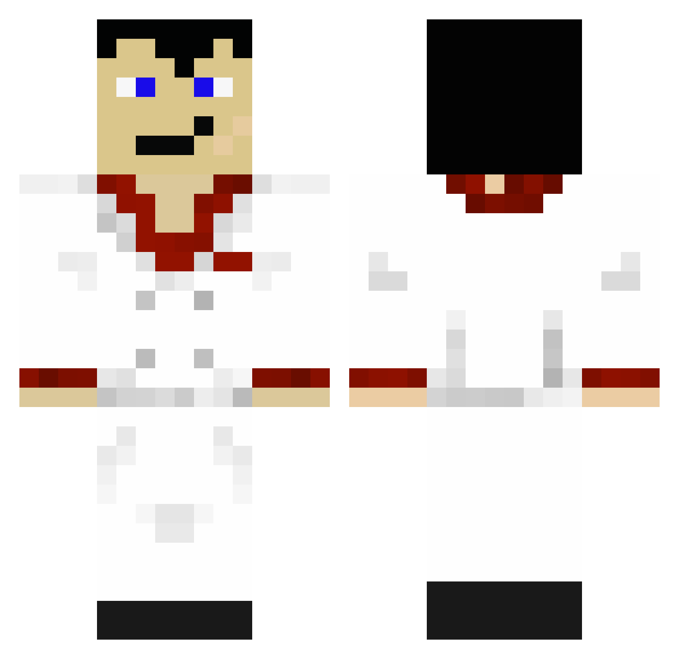 hobobilly19 Minecraft skin, front and back view