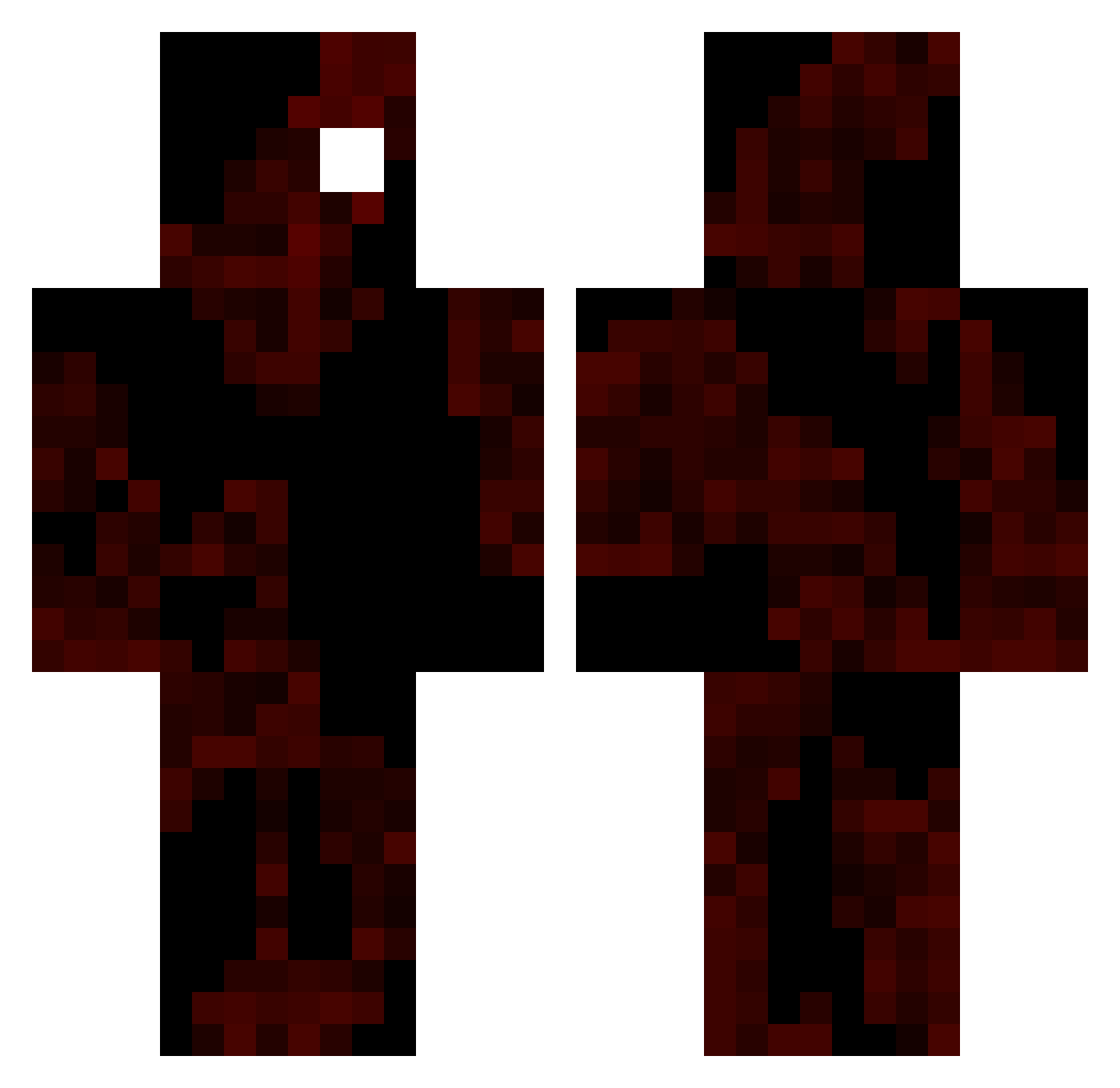 vetrem Minecraft skin, front and back view