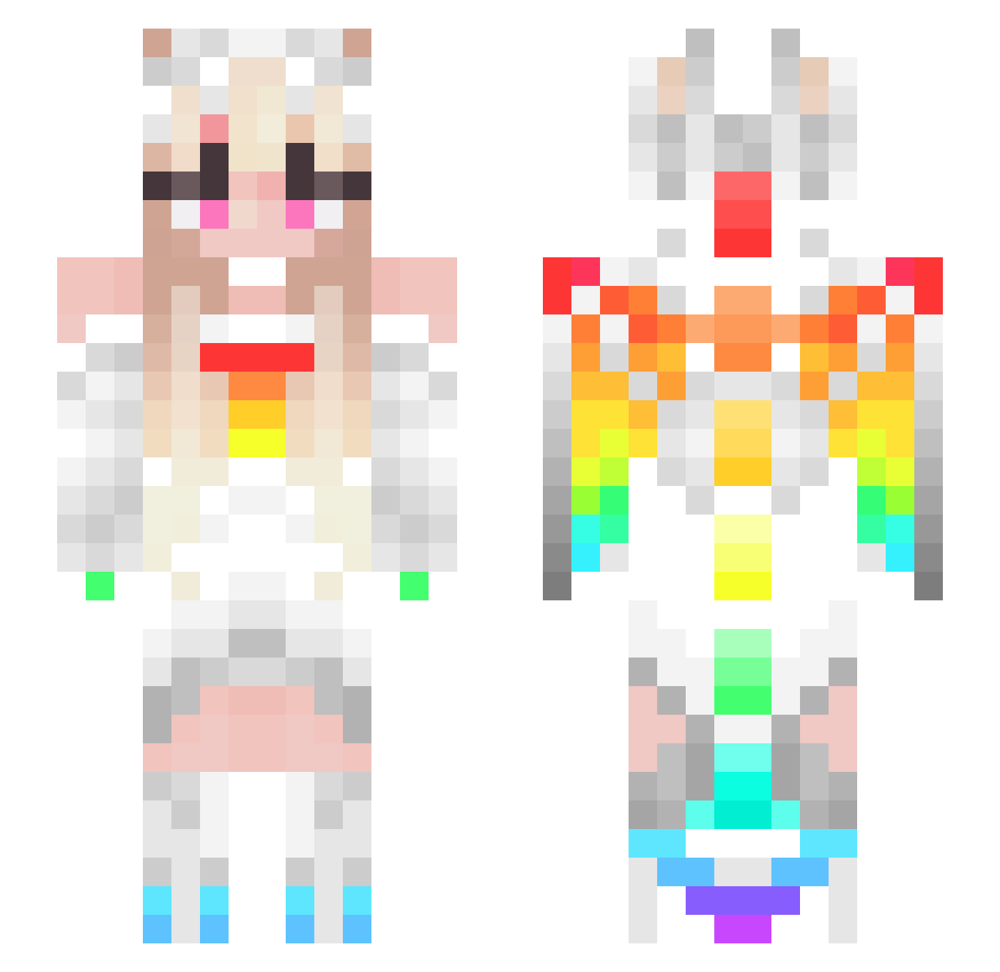 fullsteamahd10 Minecraft skin, front and back view