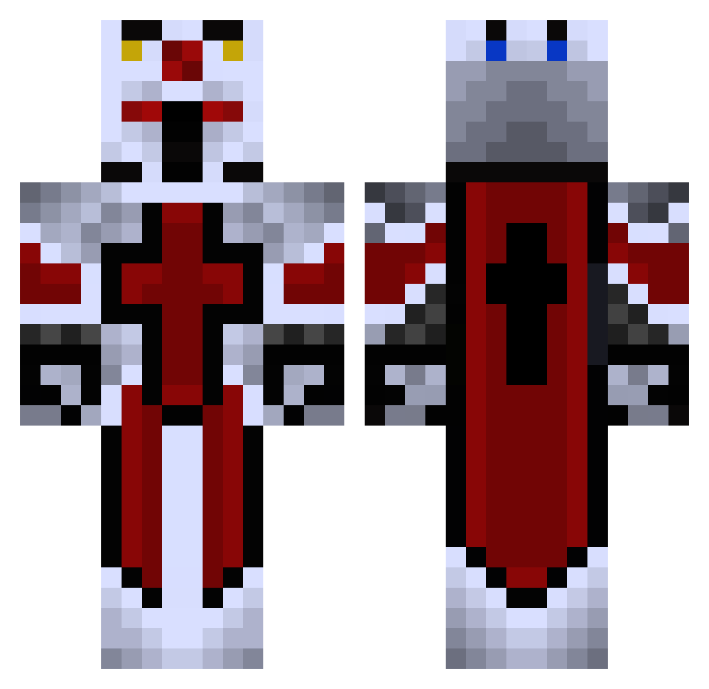 Mihai_24 Minecraft skin, front and back view