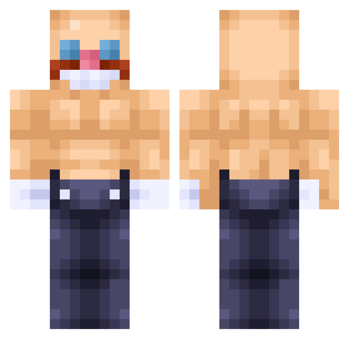 koppany2008 Minecraft skin, front and back view