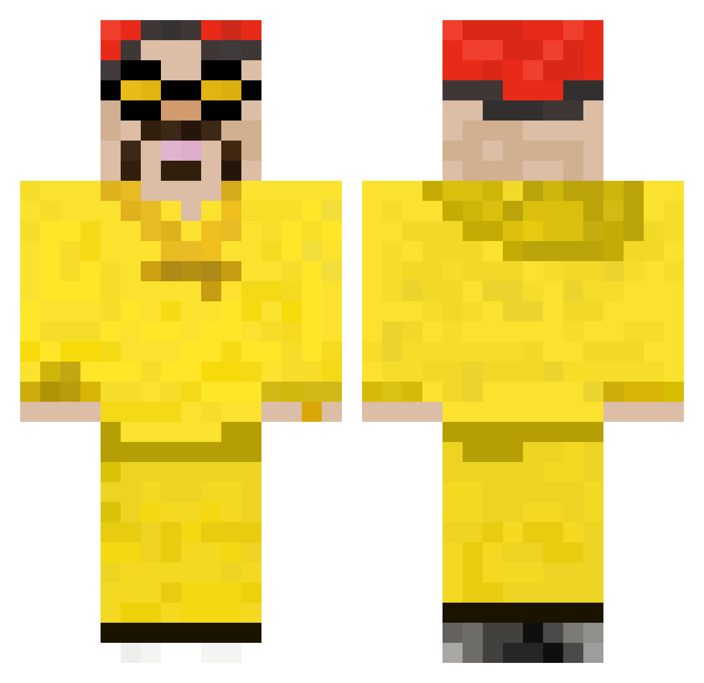_Finnster_ Minecraft skin, front and back view