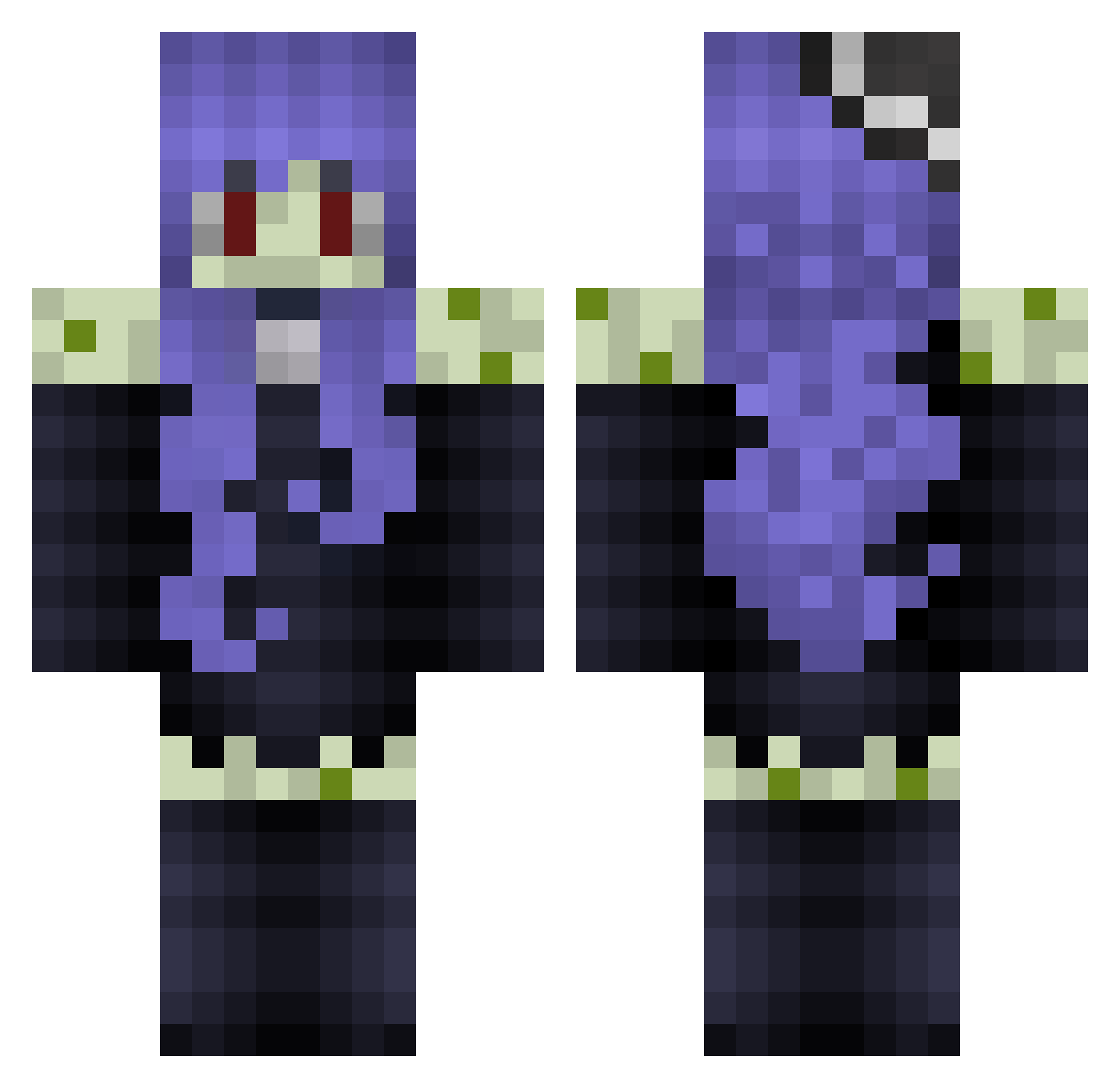 cecouuuuuuuuu Minecraft skin, front and back view