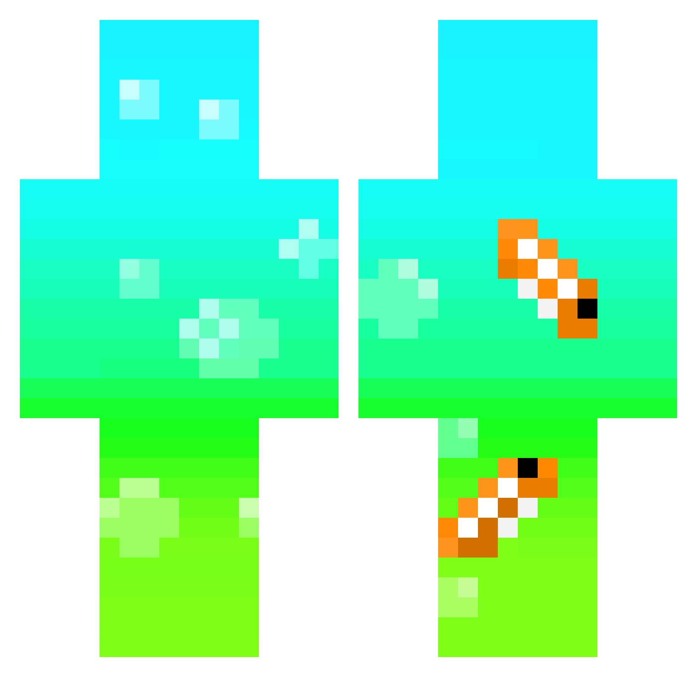 Slpy__ Minecraft skin, front and back view