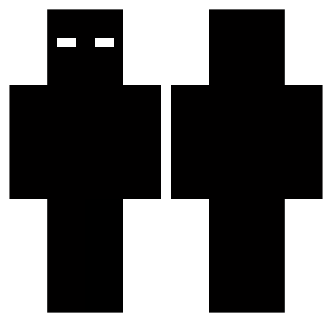 TheRainySun Minecraft skin, front and back view