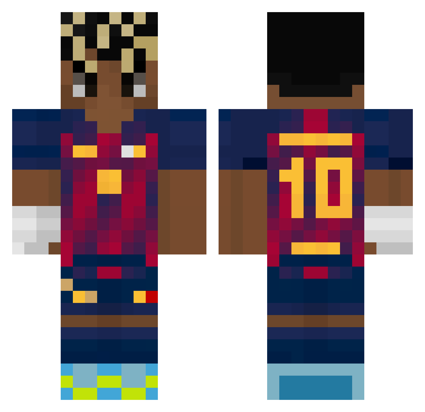 MO_LU_B Minecraft skin, front and back view