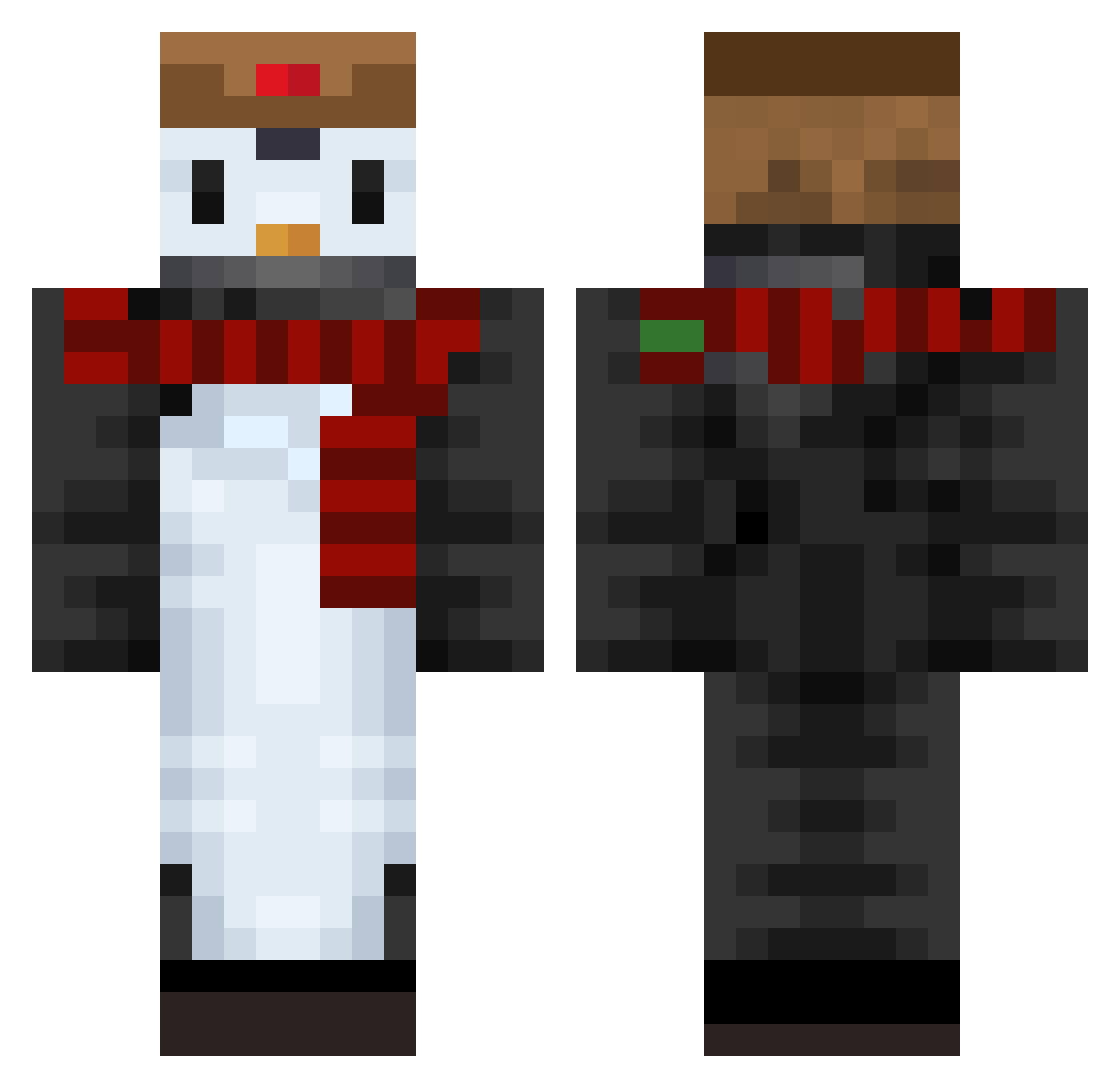 Kytas_ Minecraft skin, front and back view