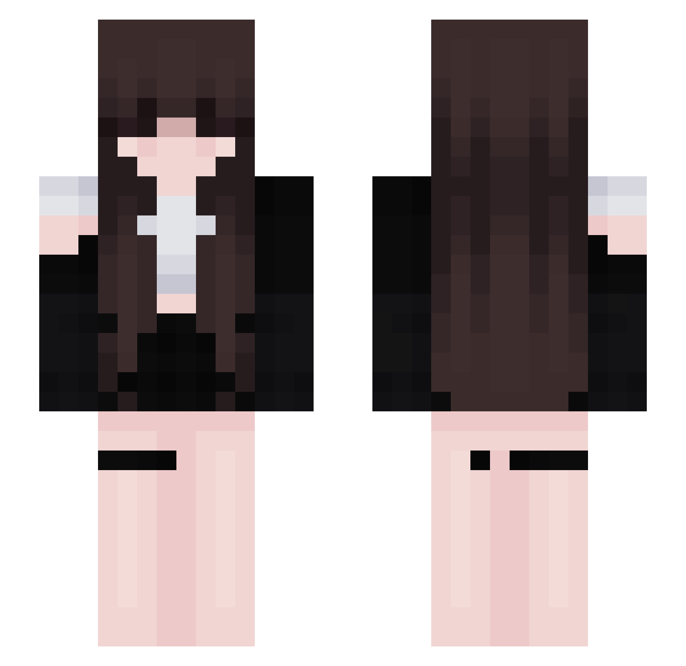 possessivou Minecraft skin, front and back view