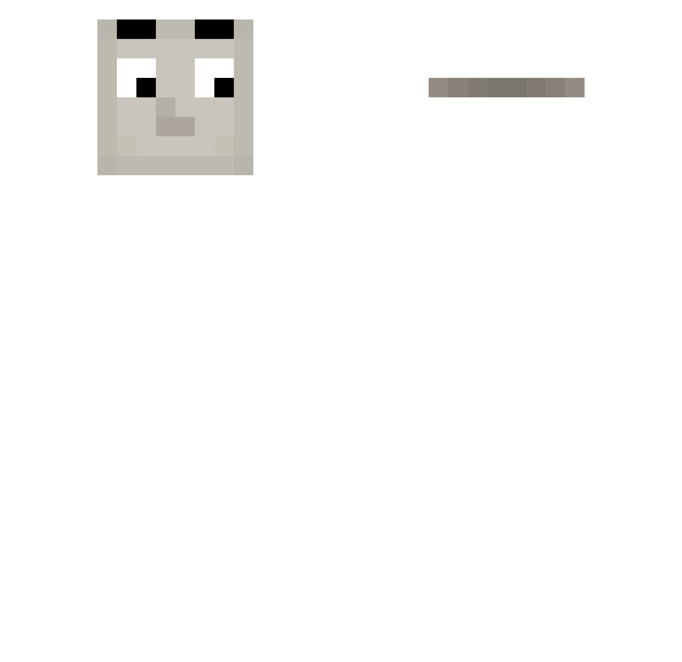 GANGMEMBER4SOME Minecraft skin, front and back view