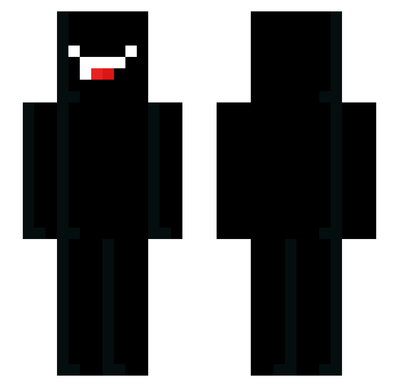 W3jor_ Minecraft skin, front and back view
