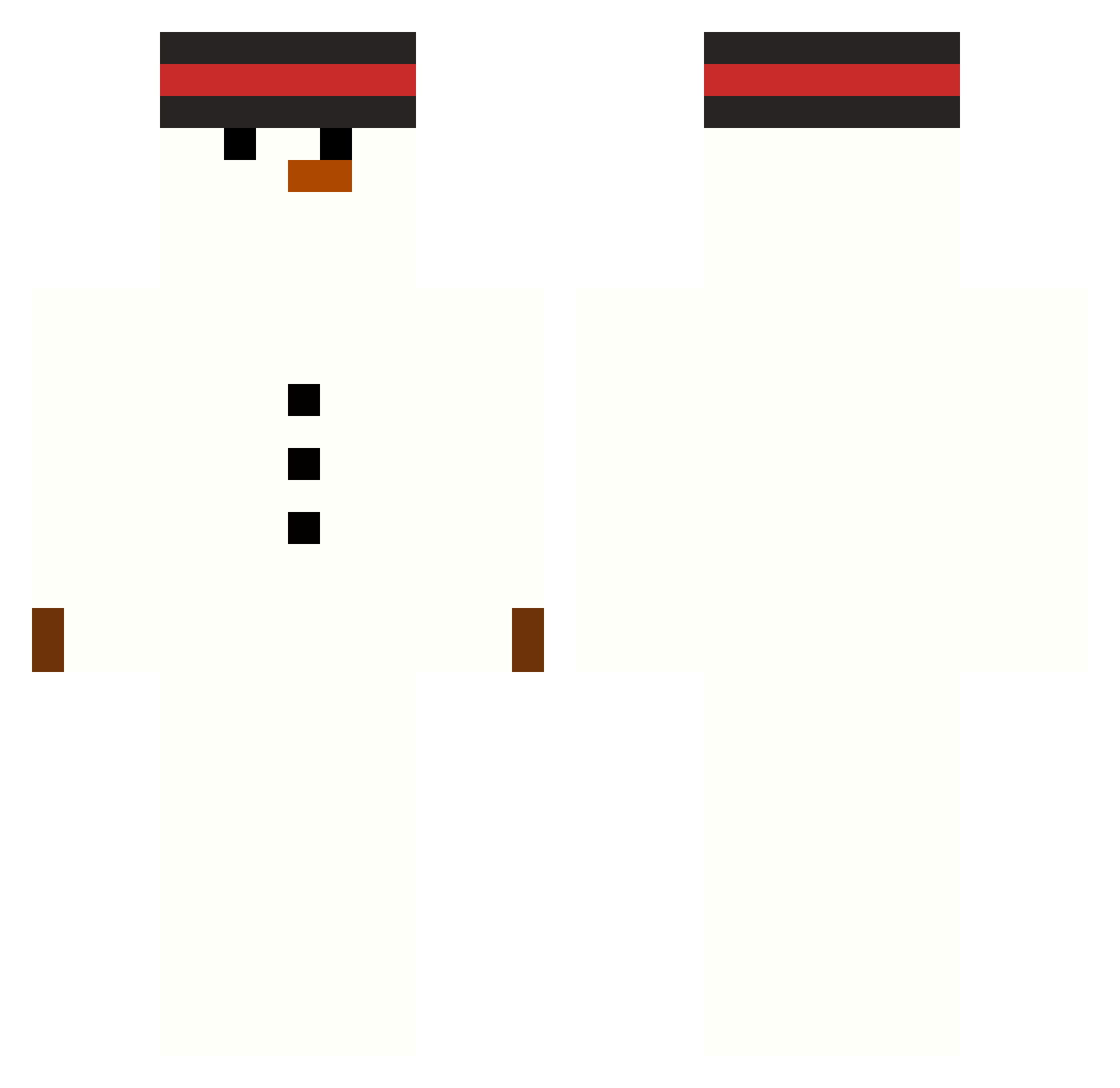 po2930 Minecraft skin, front and back view