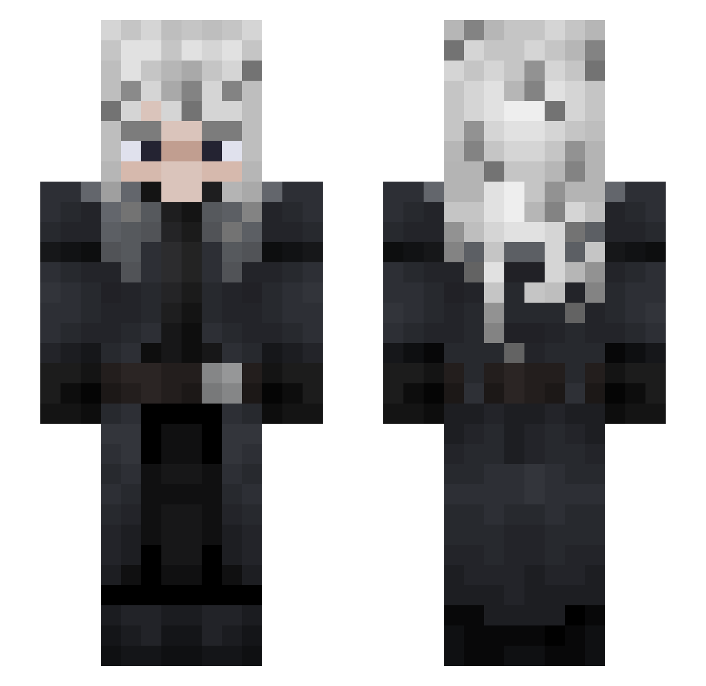 Wi110ww_ Minecraft skin, front and back view