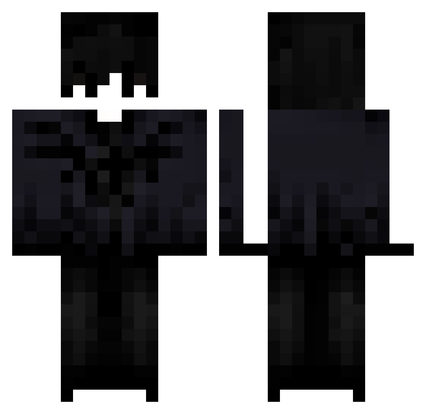 __Giorno_ Minecraft skin, front and back view