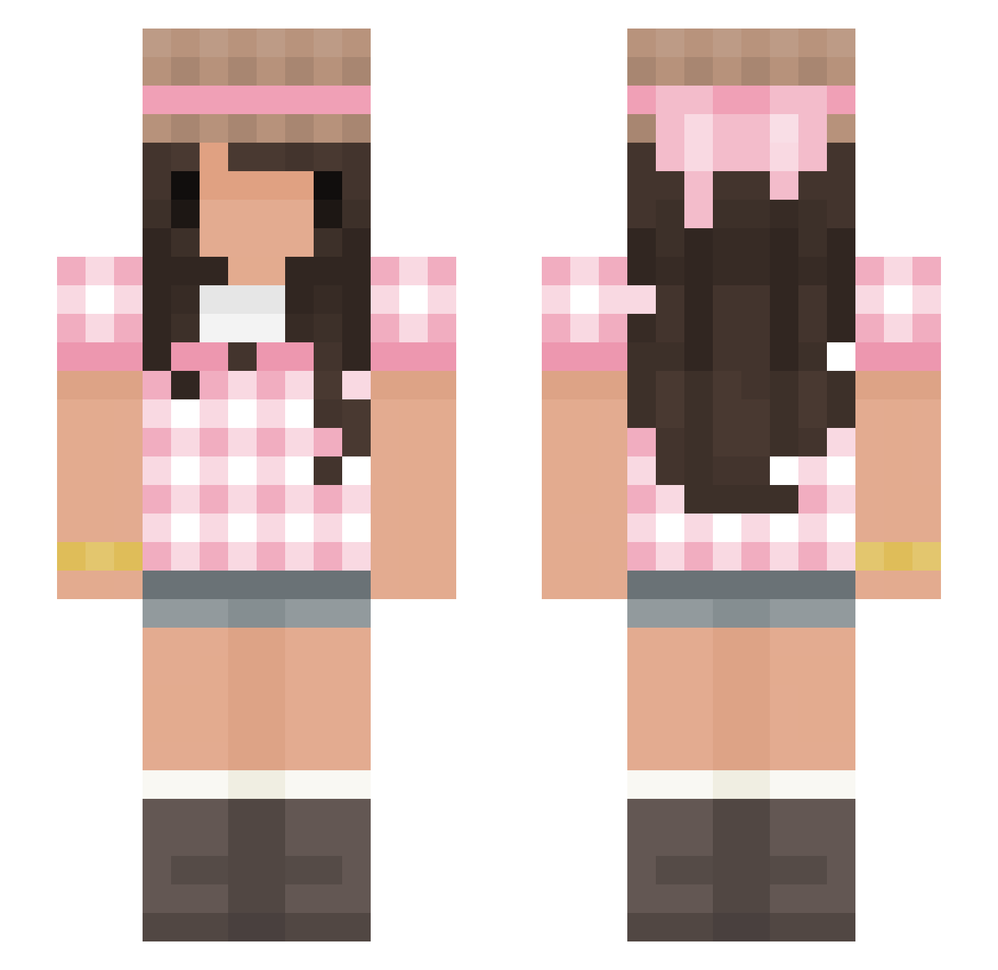 ThatsMe9005 Minecraft skin, front and back view