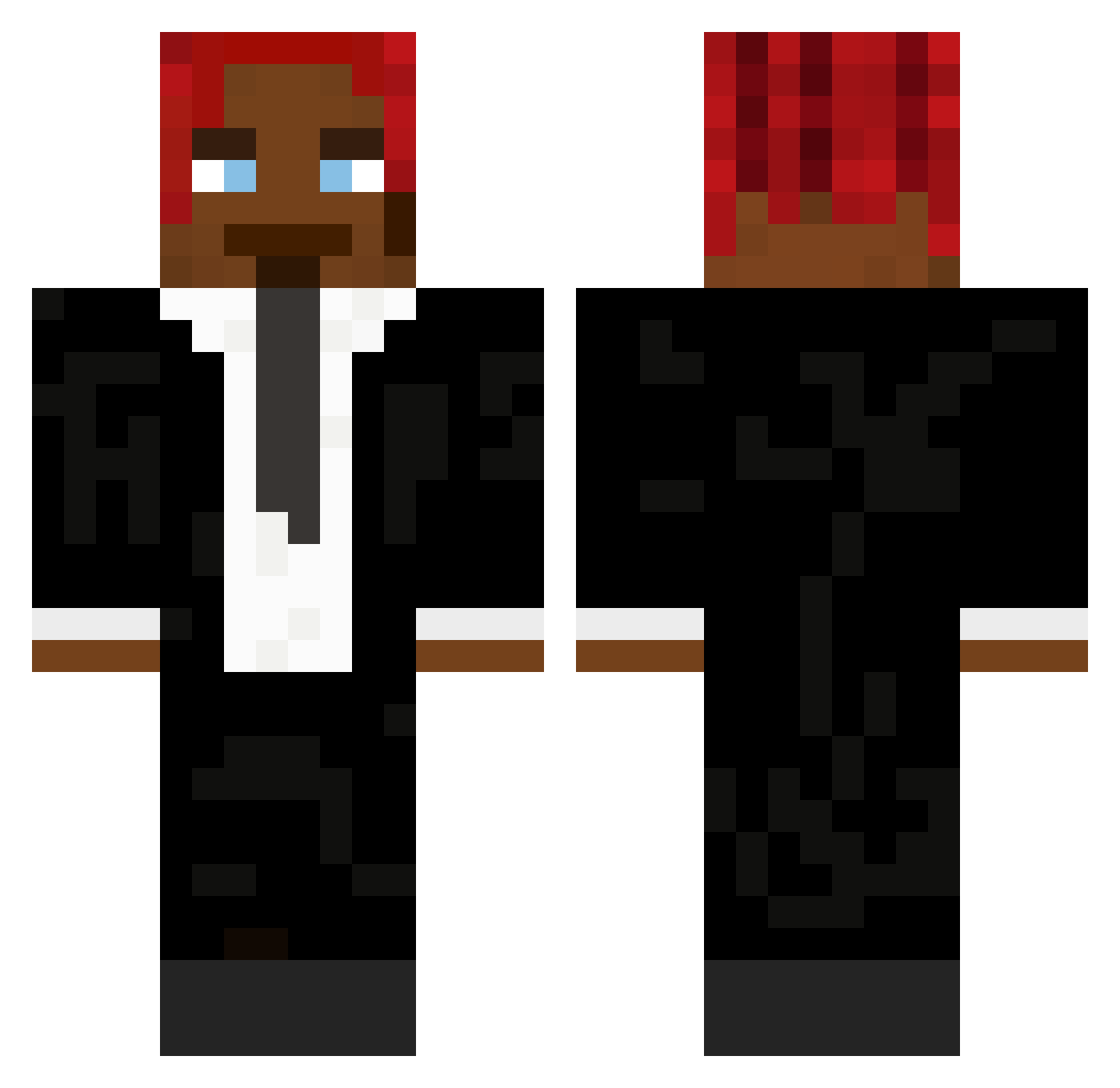 iscokill3r Minecraft skin, front and back view