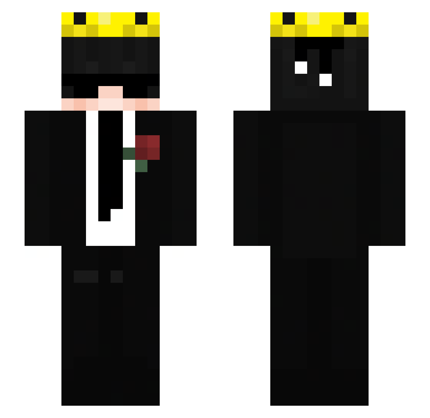 STORMY11_ Minecraft skin, front and back view