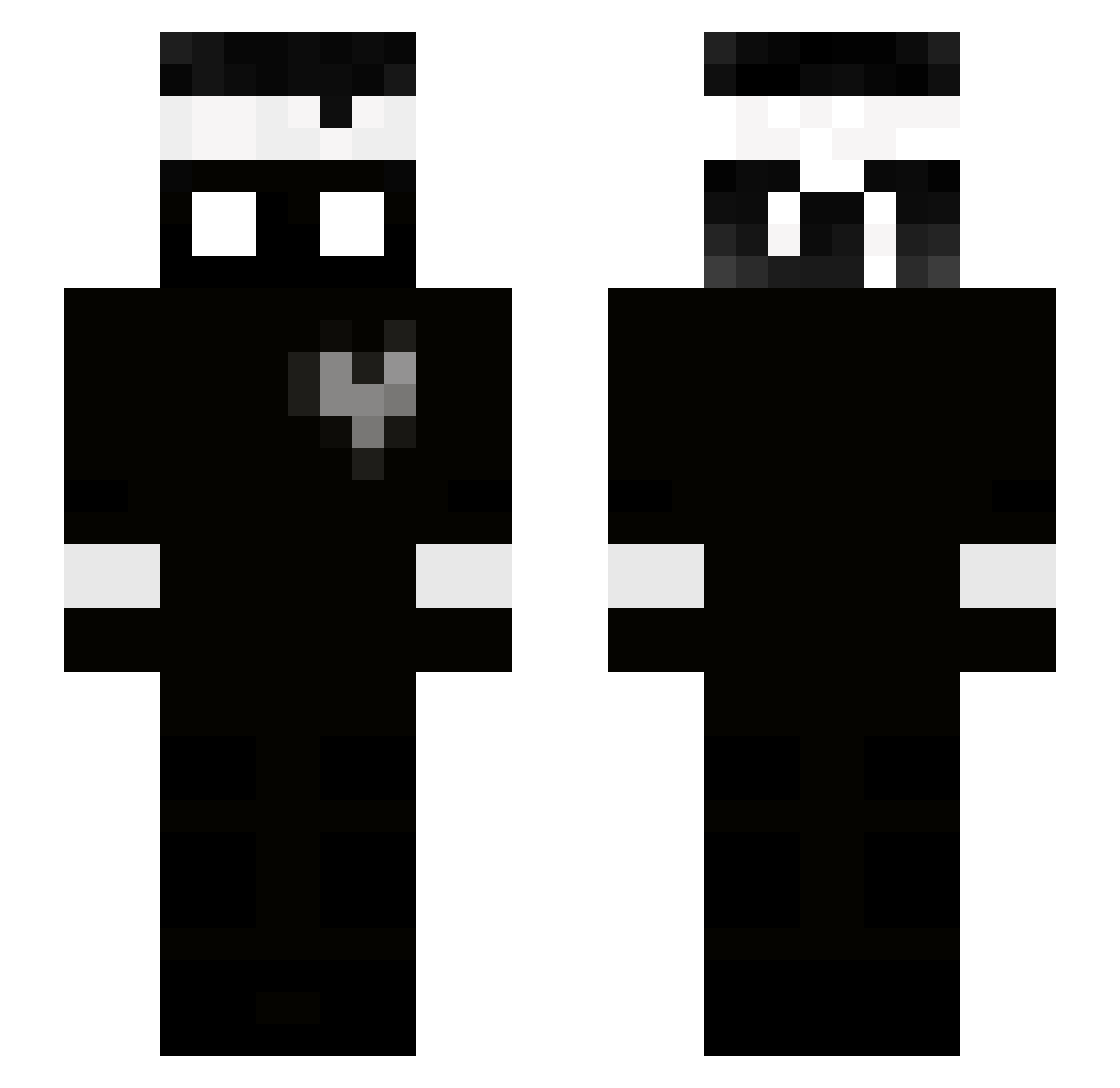 Liloisherej76h Minecraft skin, front and back view