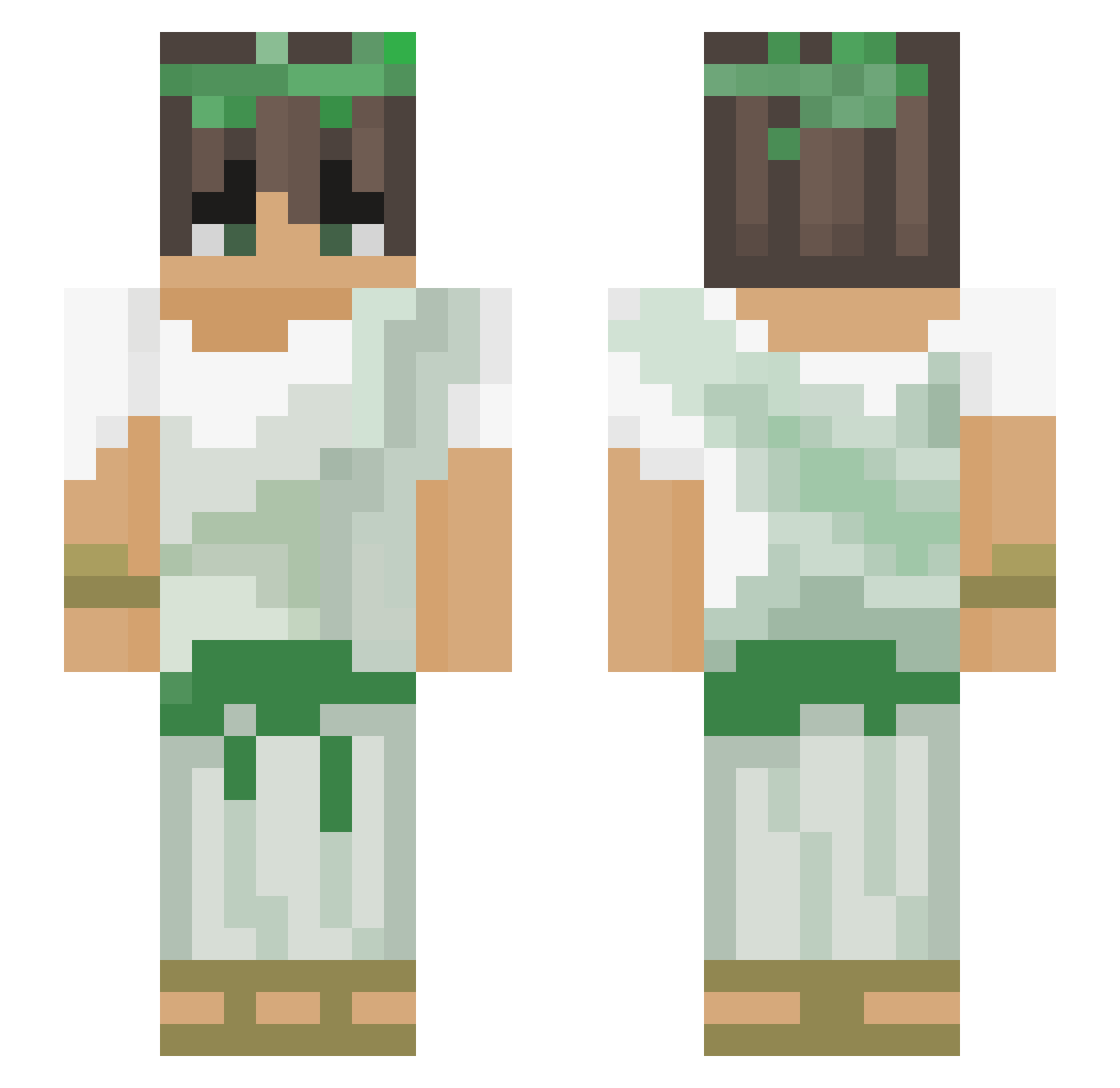 L8X_ Minecraft skin, front and back view