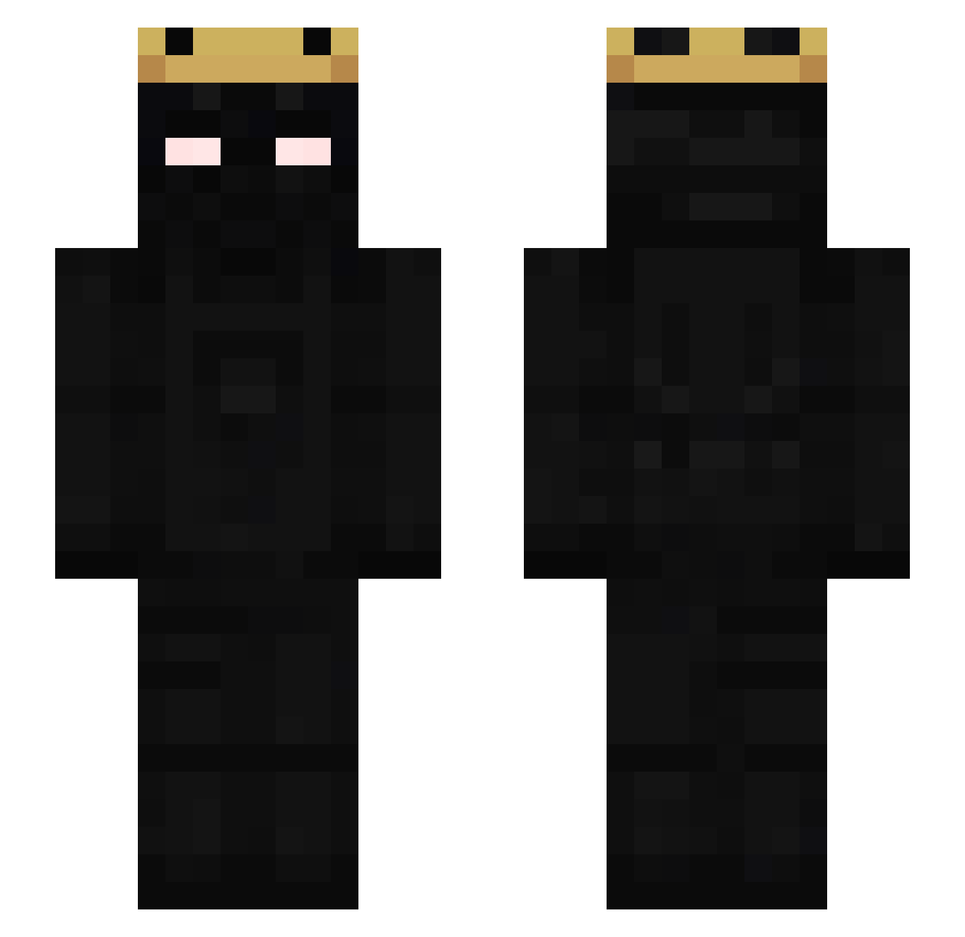 Sendling Minecraft skin, front and back view