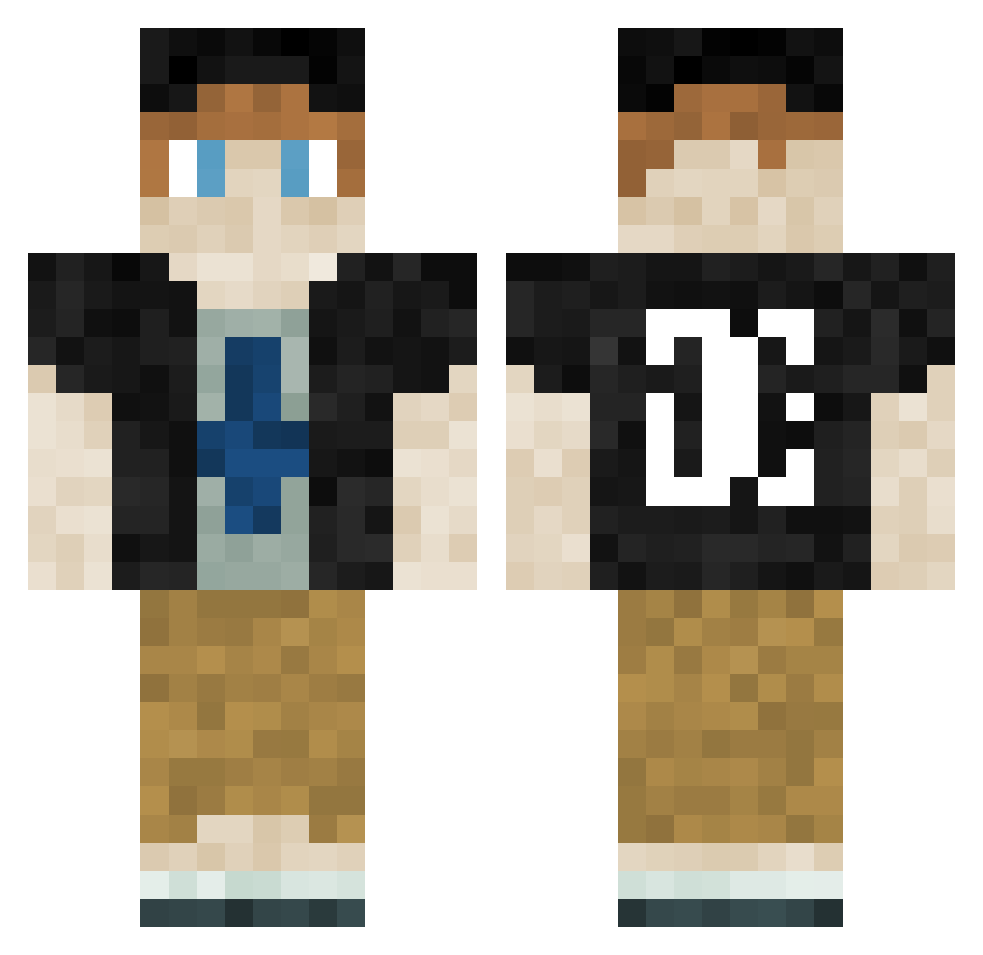 sc_blaziakfb Minecraft skin, front and back view