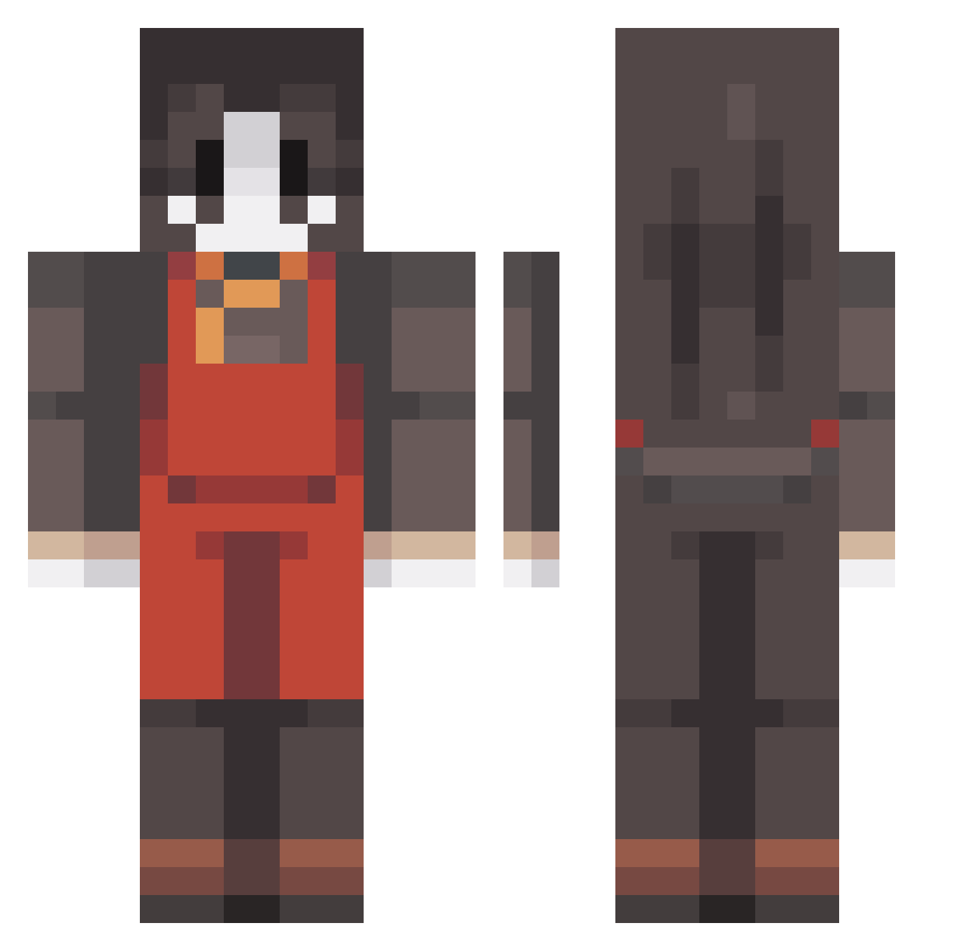 T3mpest__ Minecraft skin, front and back view