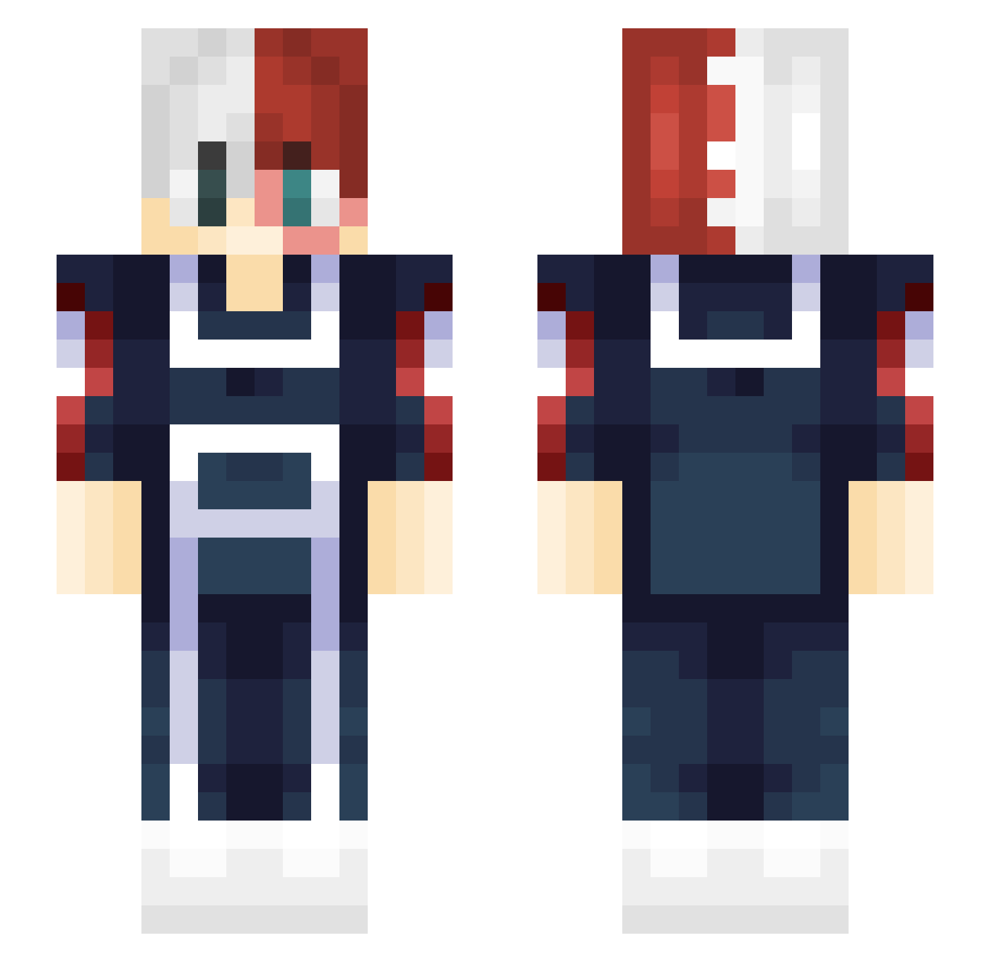 ElmasrYyy Minecraft skin, front and back view