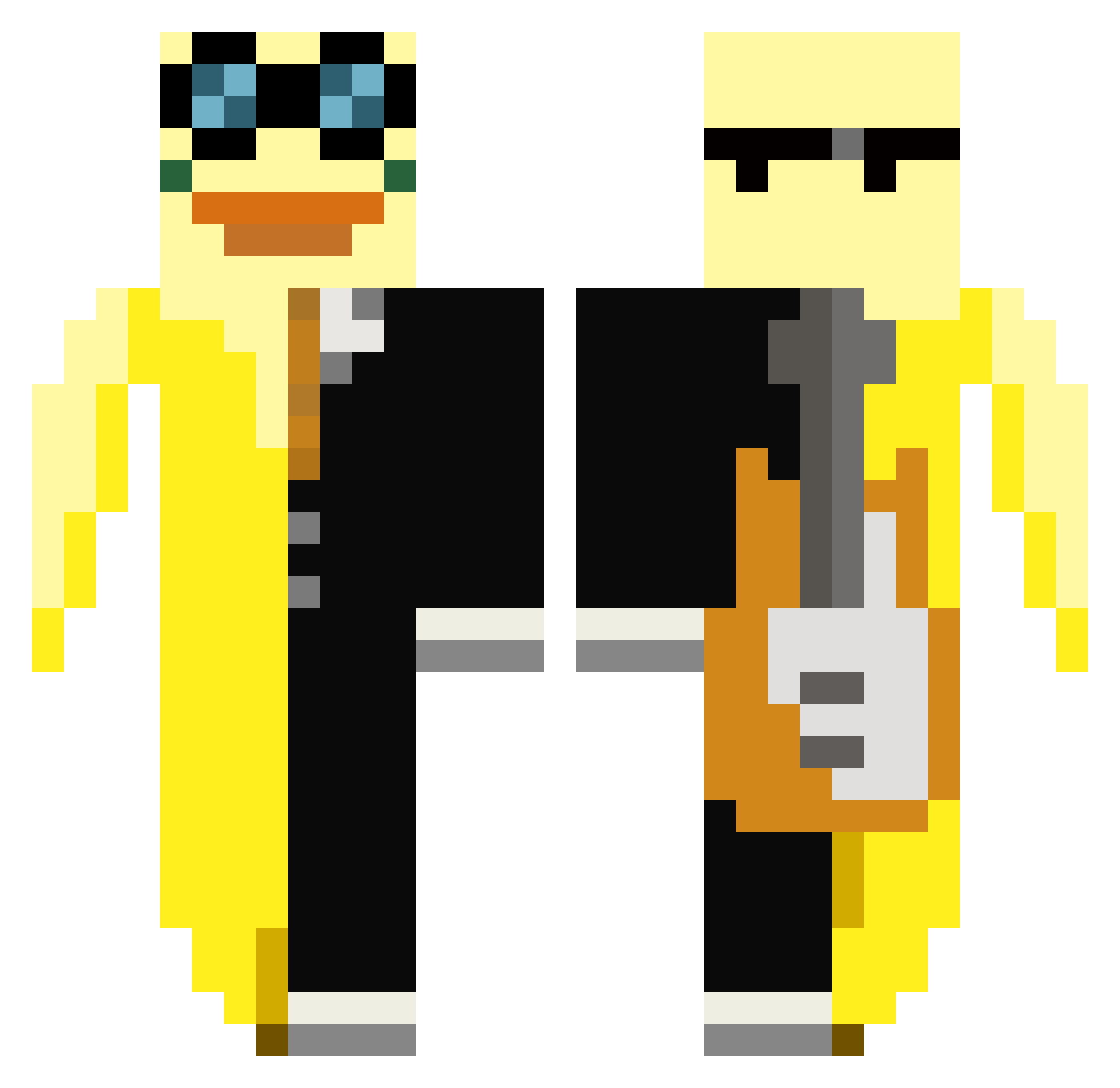 NoName_004 Minecraft skin, front and back view