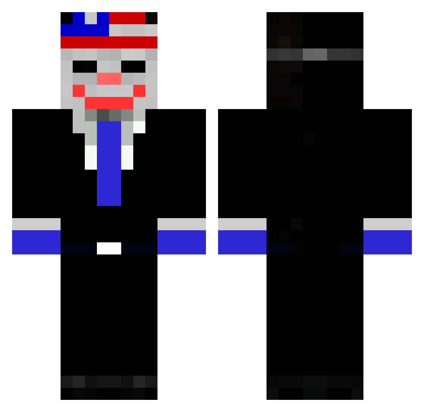 Lima_cx Minecraft skin, front and back view