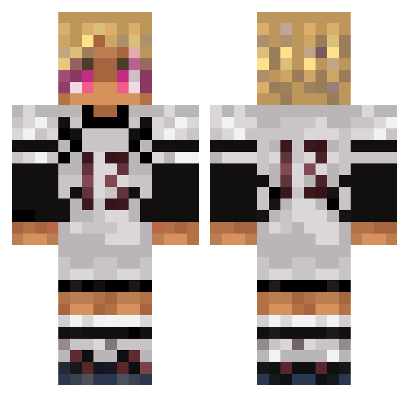 Elighter_ Minecraft skin, front and back view