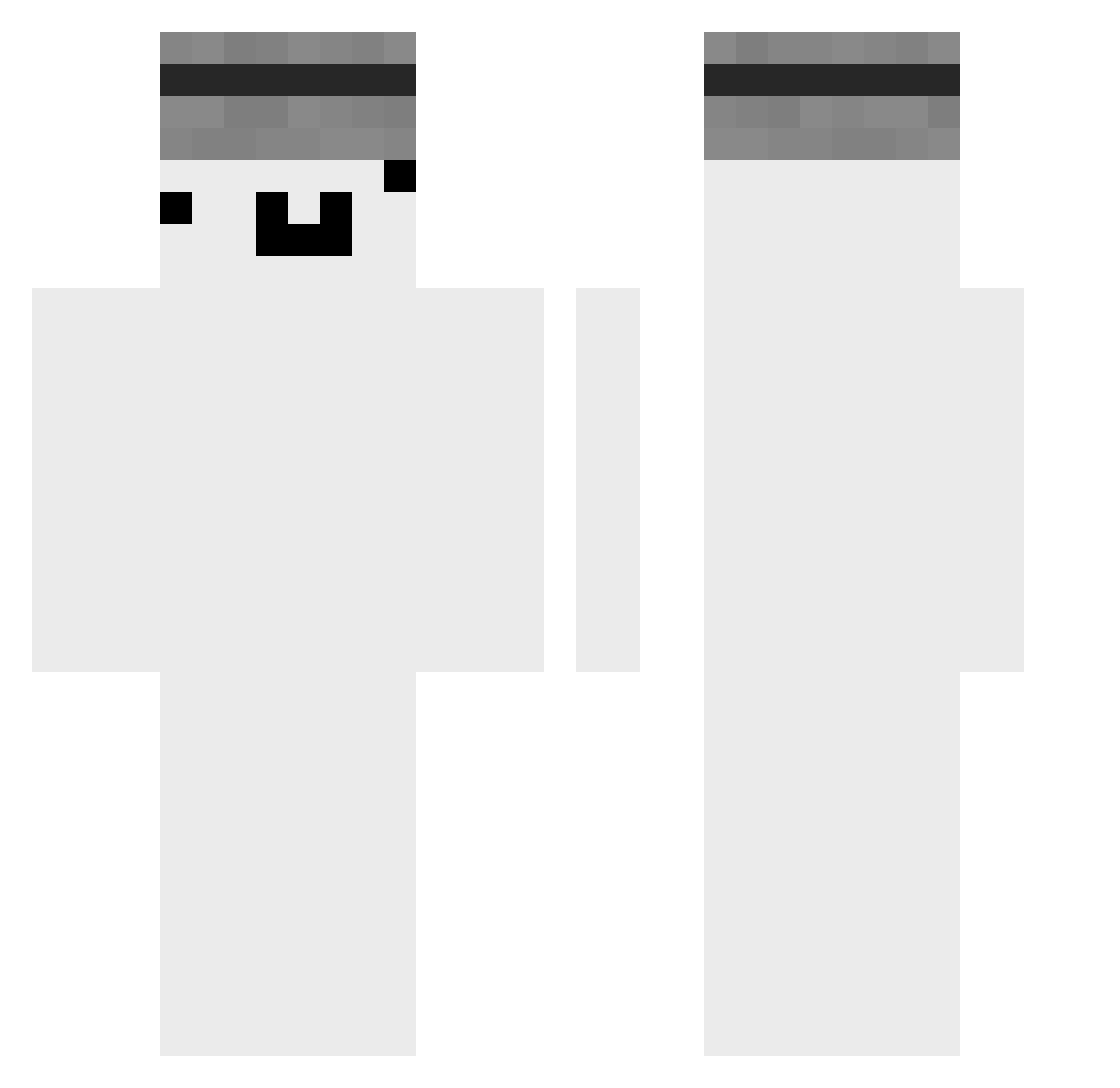 ivver___ Minecraft skin, front and back view