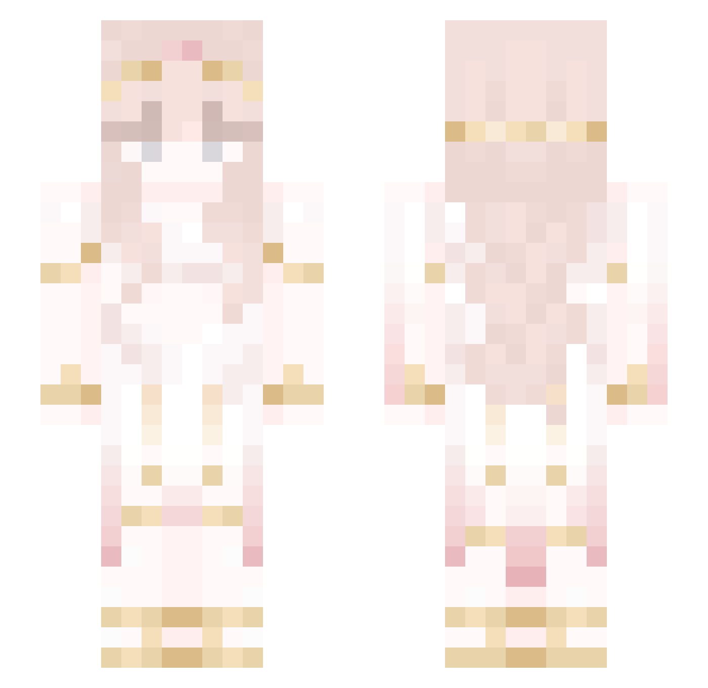 Abbieisdying Minecraft skin, front and back view