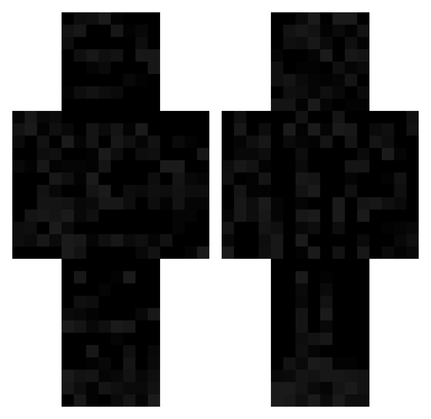zoji_x Minecraft skin, front and back view