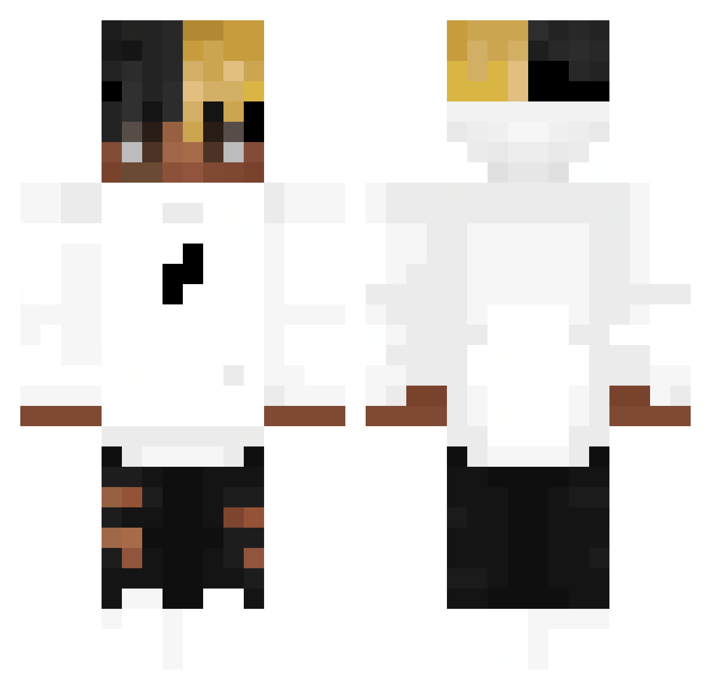 ImTheDomo_ Minecraft skin, front and back view