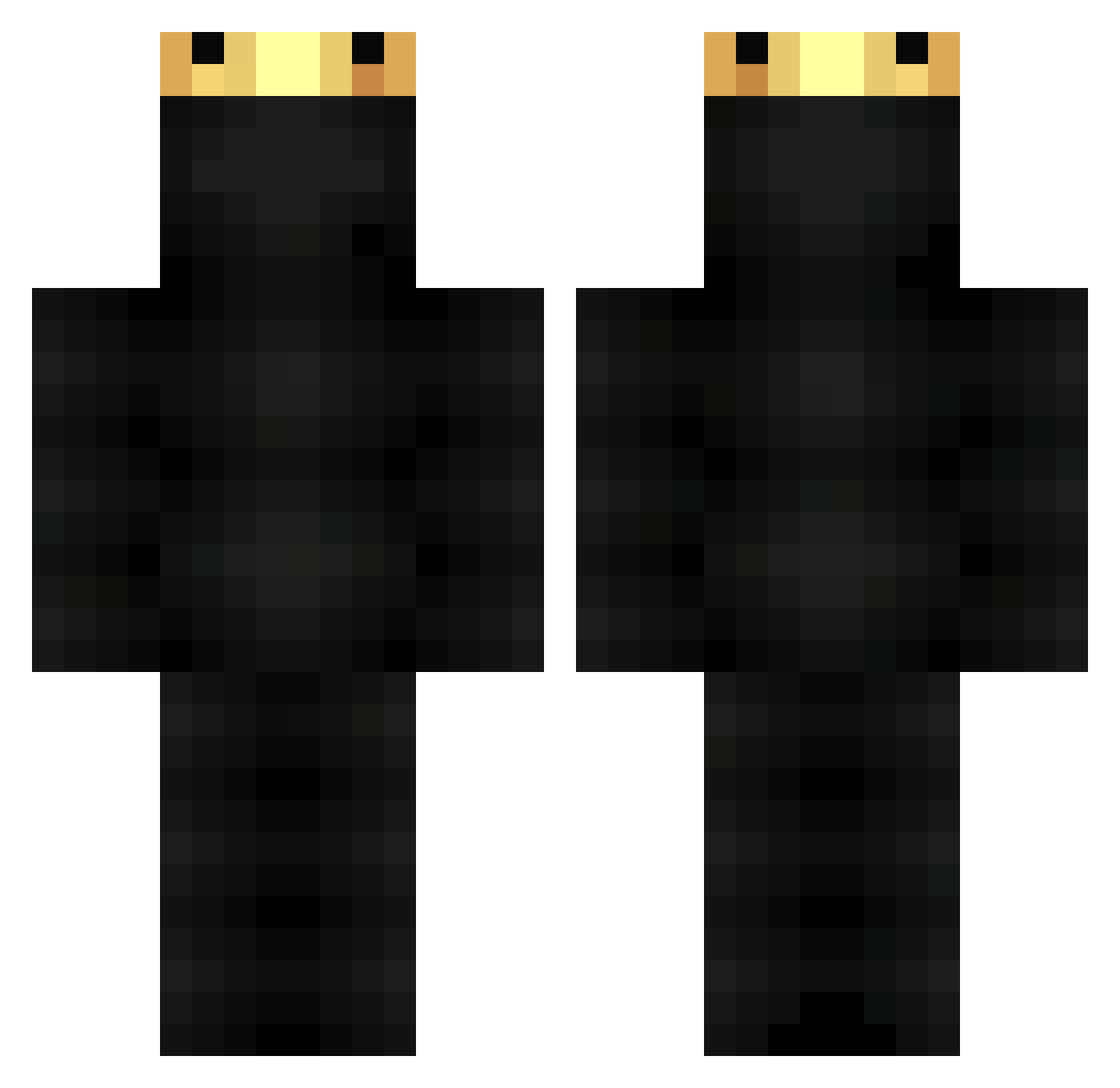 txgr_ Minecraft skin, front and back view