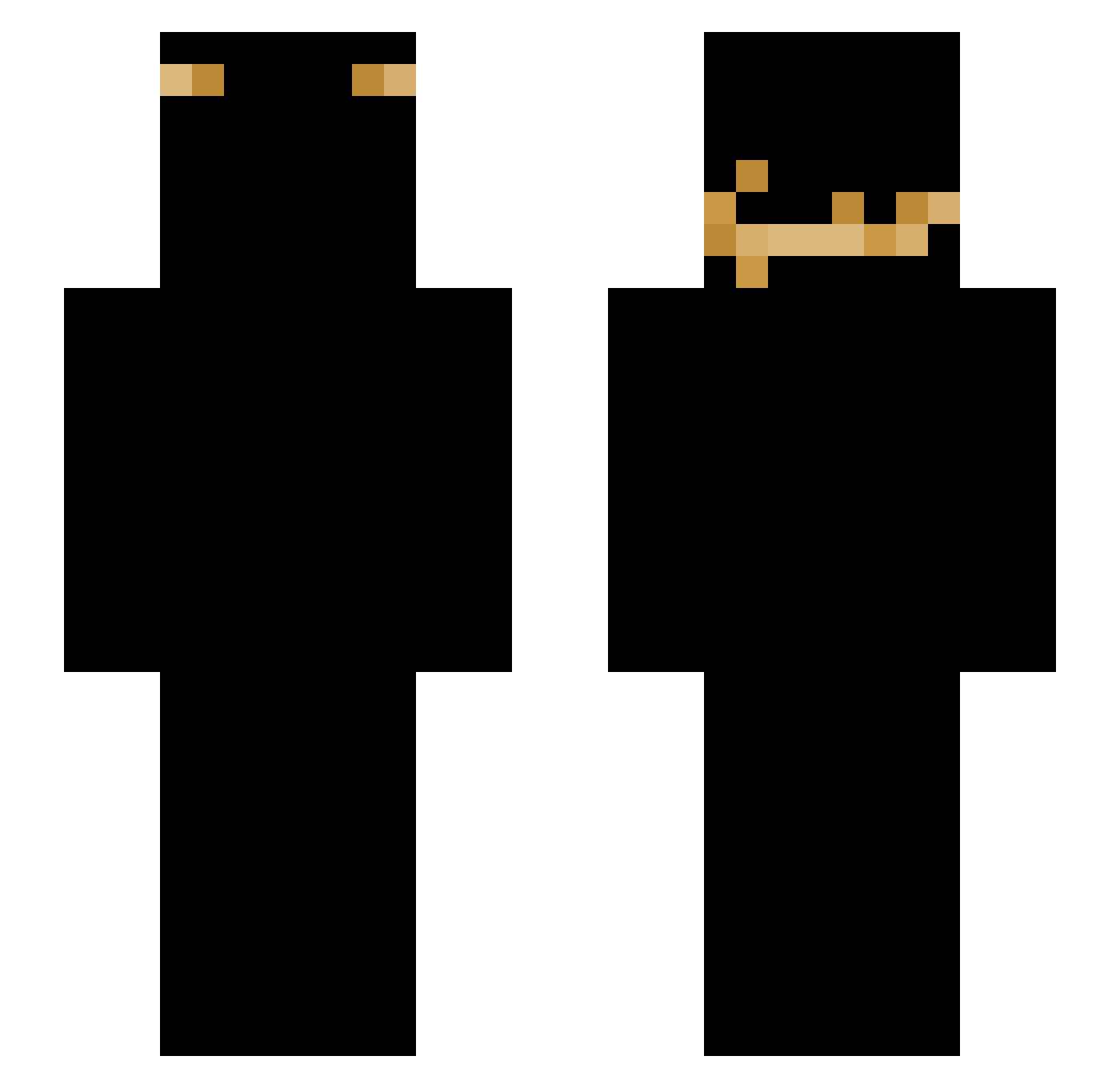 excalibur_7272 Minecraft skin, front and back view