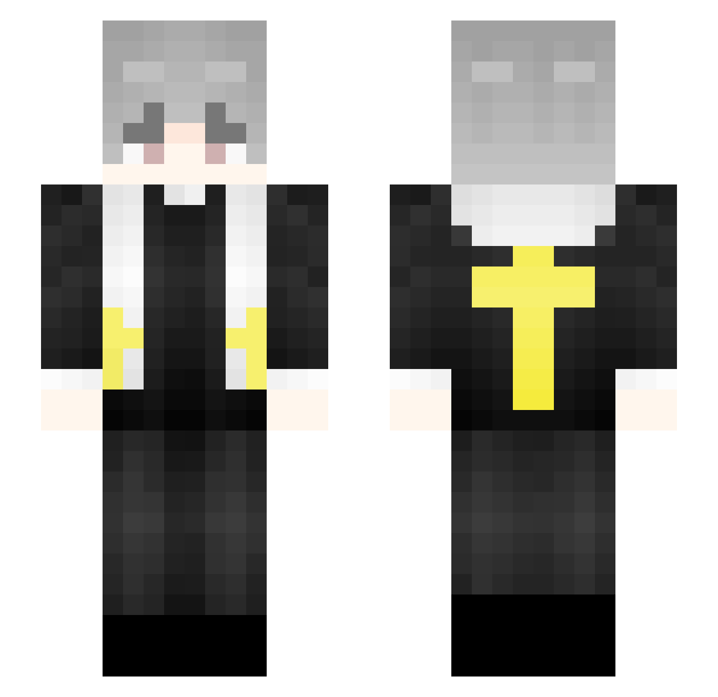 koukotony0830 Minecraft skin, front and back view