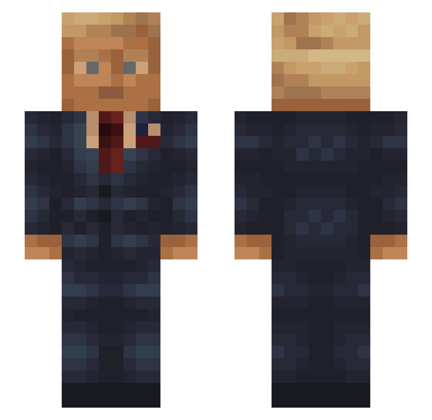 Domeo_80 Minecraft skin, front and back view