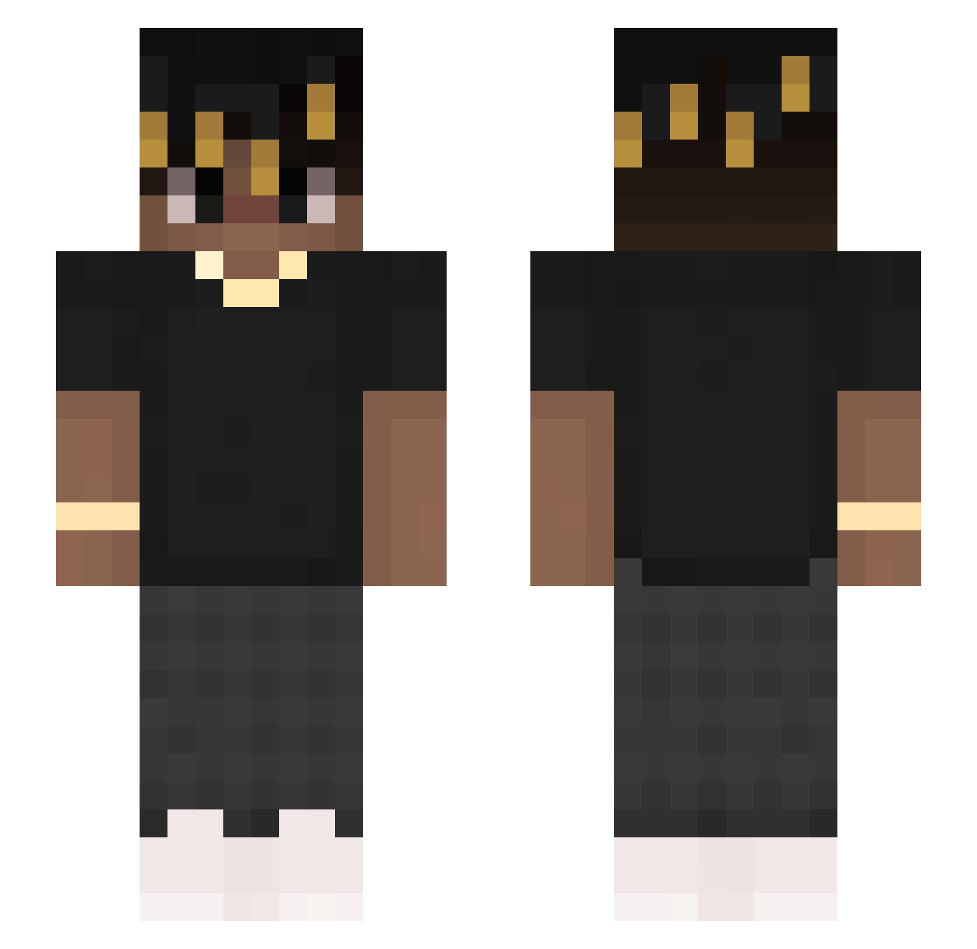 _6Nale9_ Minecraft skin, front and back view