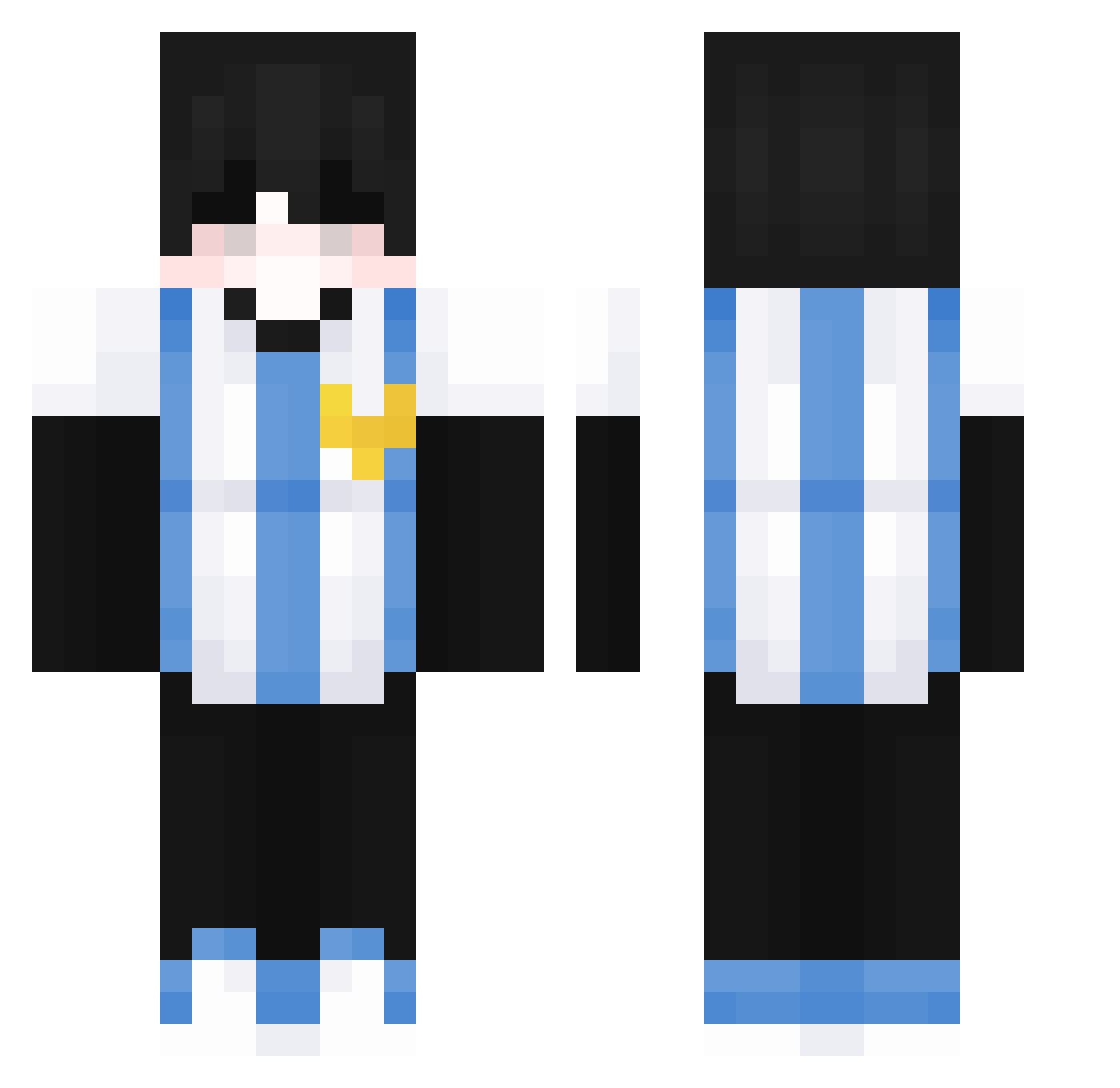 ImBloodStream_ Minecraft skin, front and back view