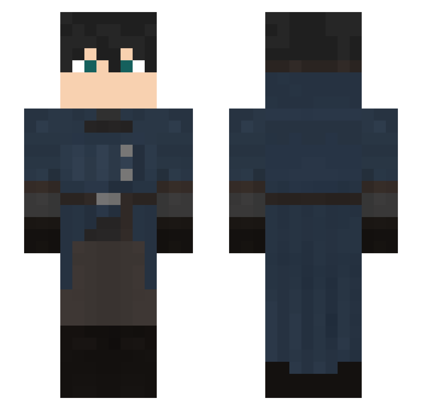 Dragon_Army1 Minecraft skin, front and back view