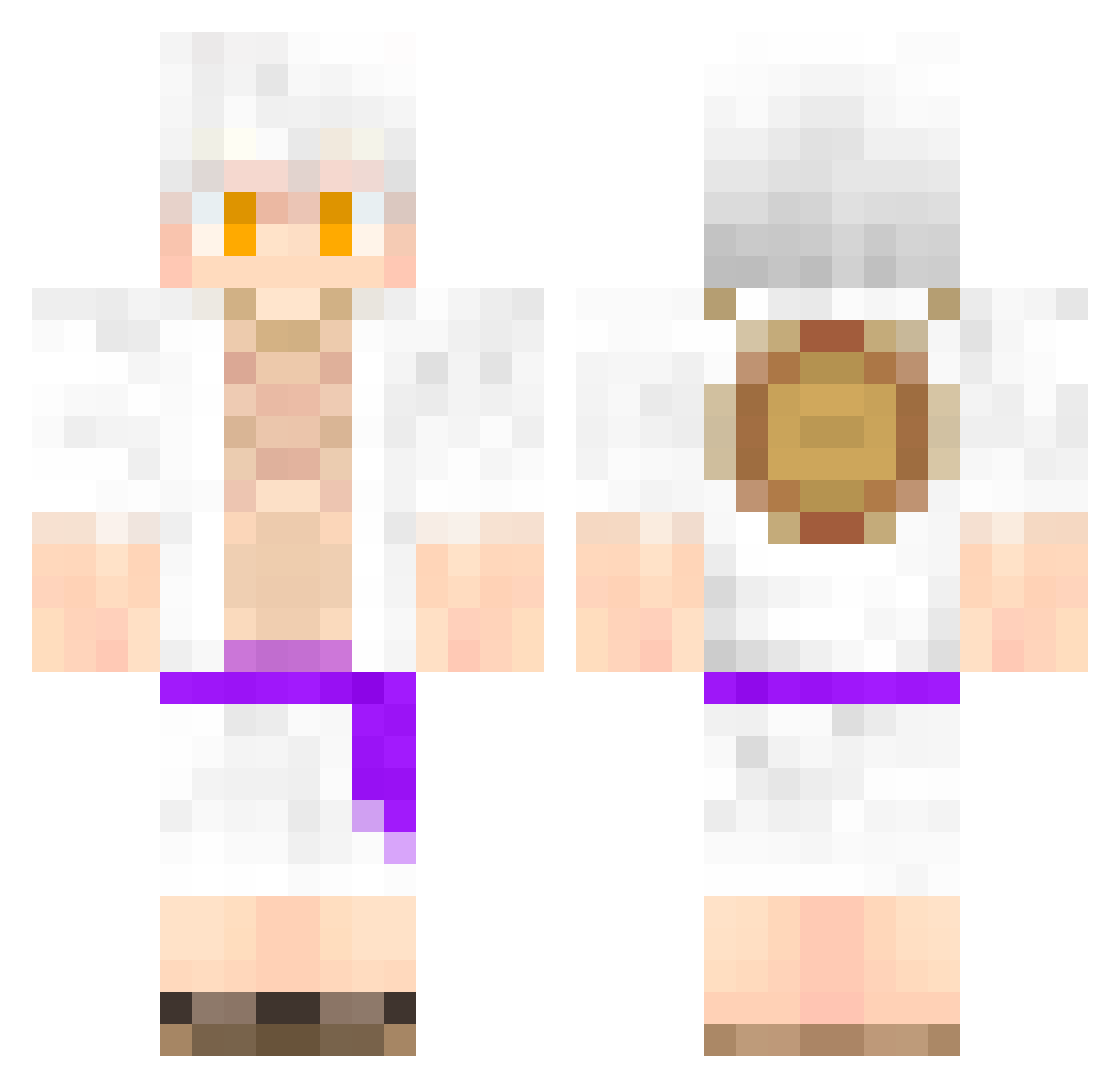agentthirtyfive Minecraft skin, front and back view