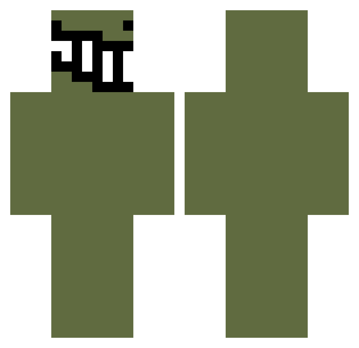 kasztaniarz2 Minecraft skin, front and back view