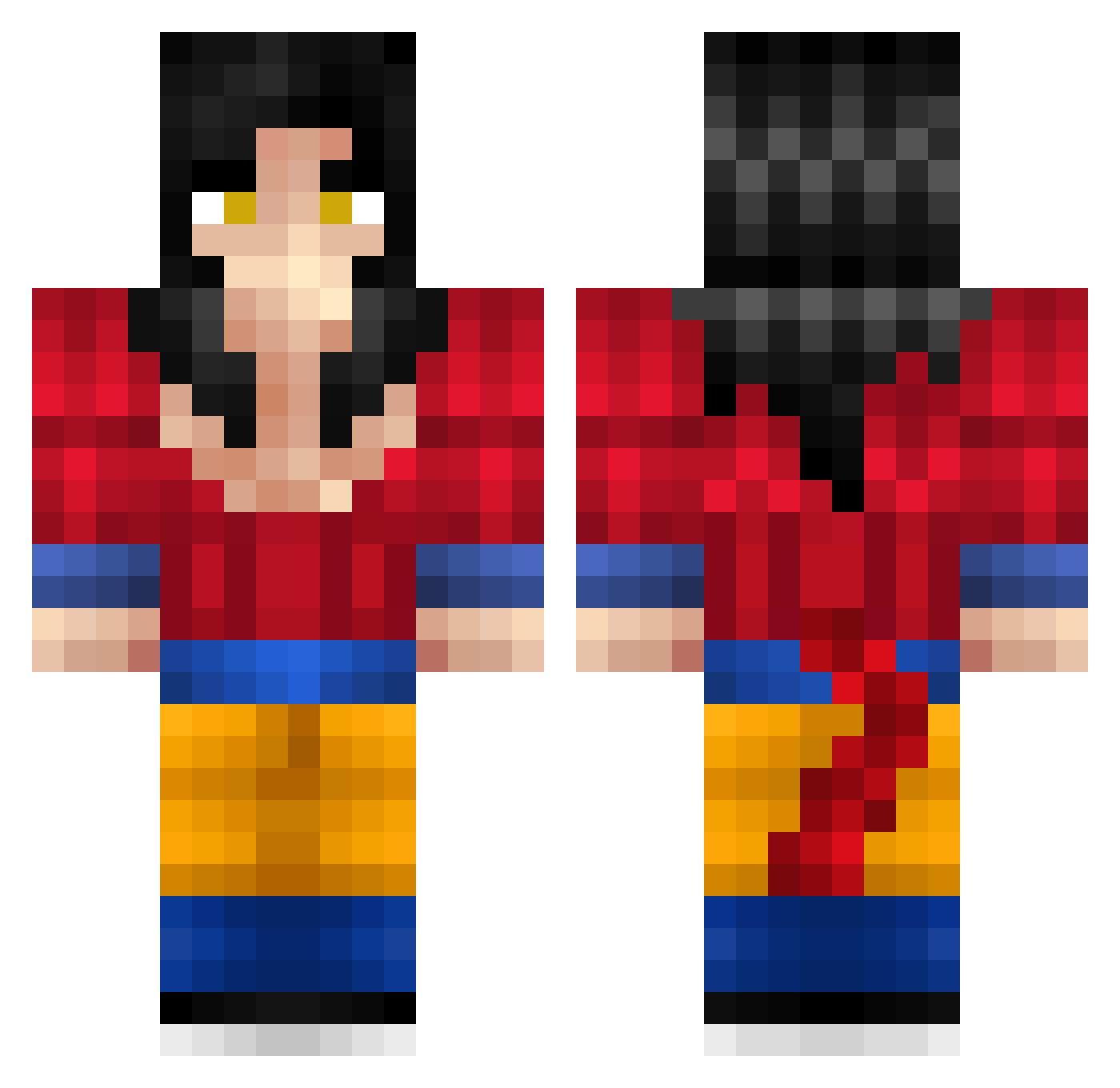 JuliusCaesar_r Minecraft skin, front and back view