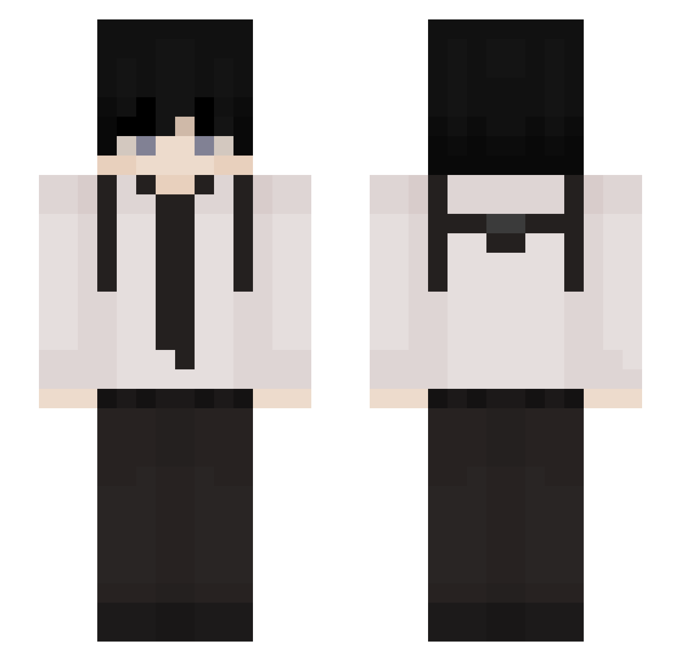Simply_chamoy Minecraft skin, front and back view