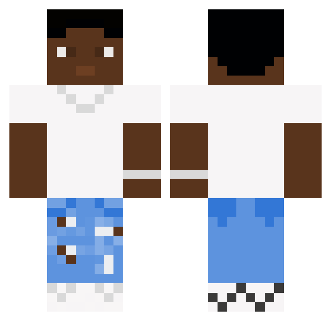 yukkiooo Minecraft skin, front and back view
