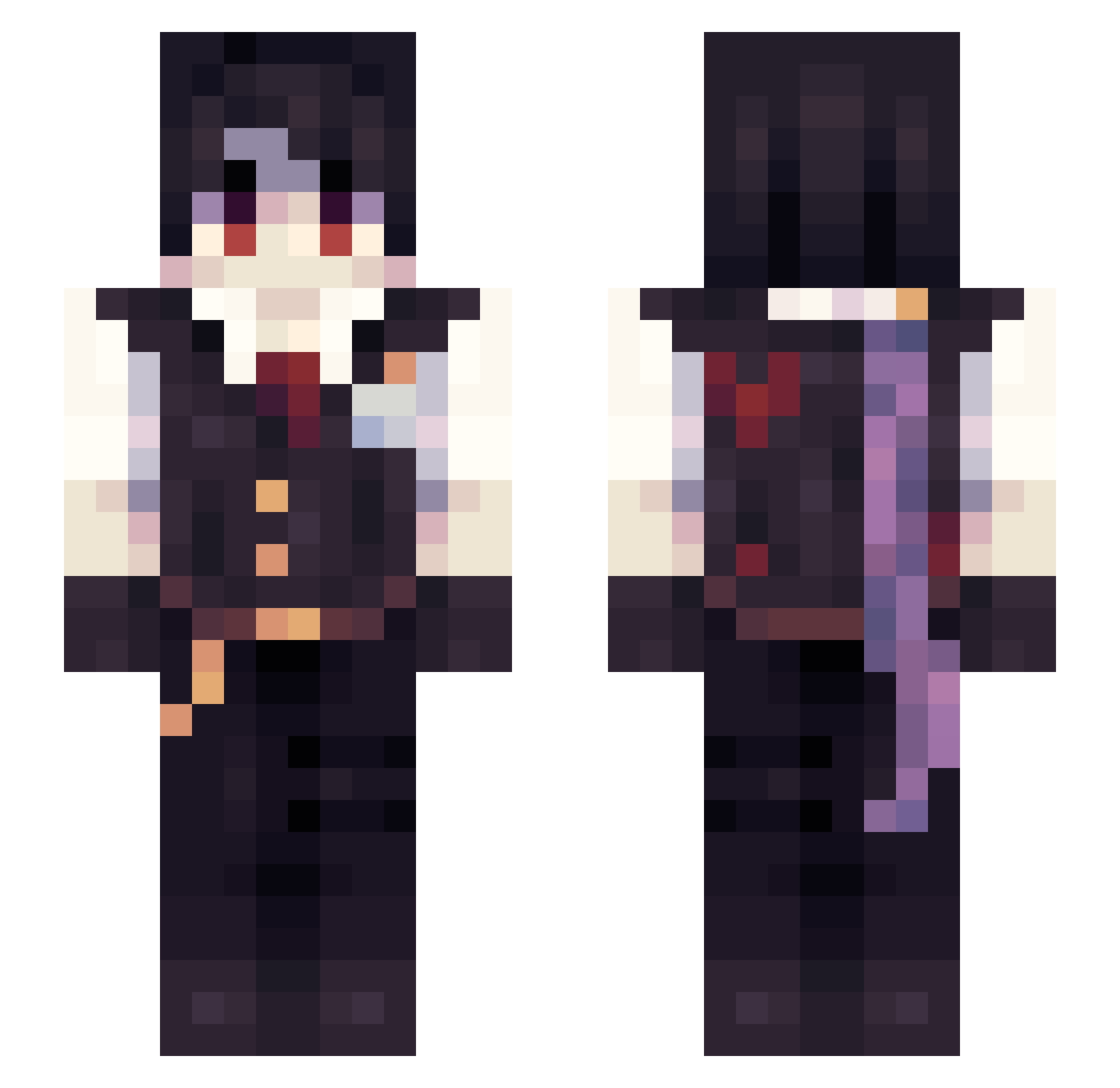 mr__wom Minecraft skin, front and back view