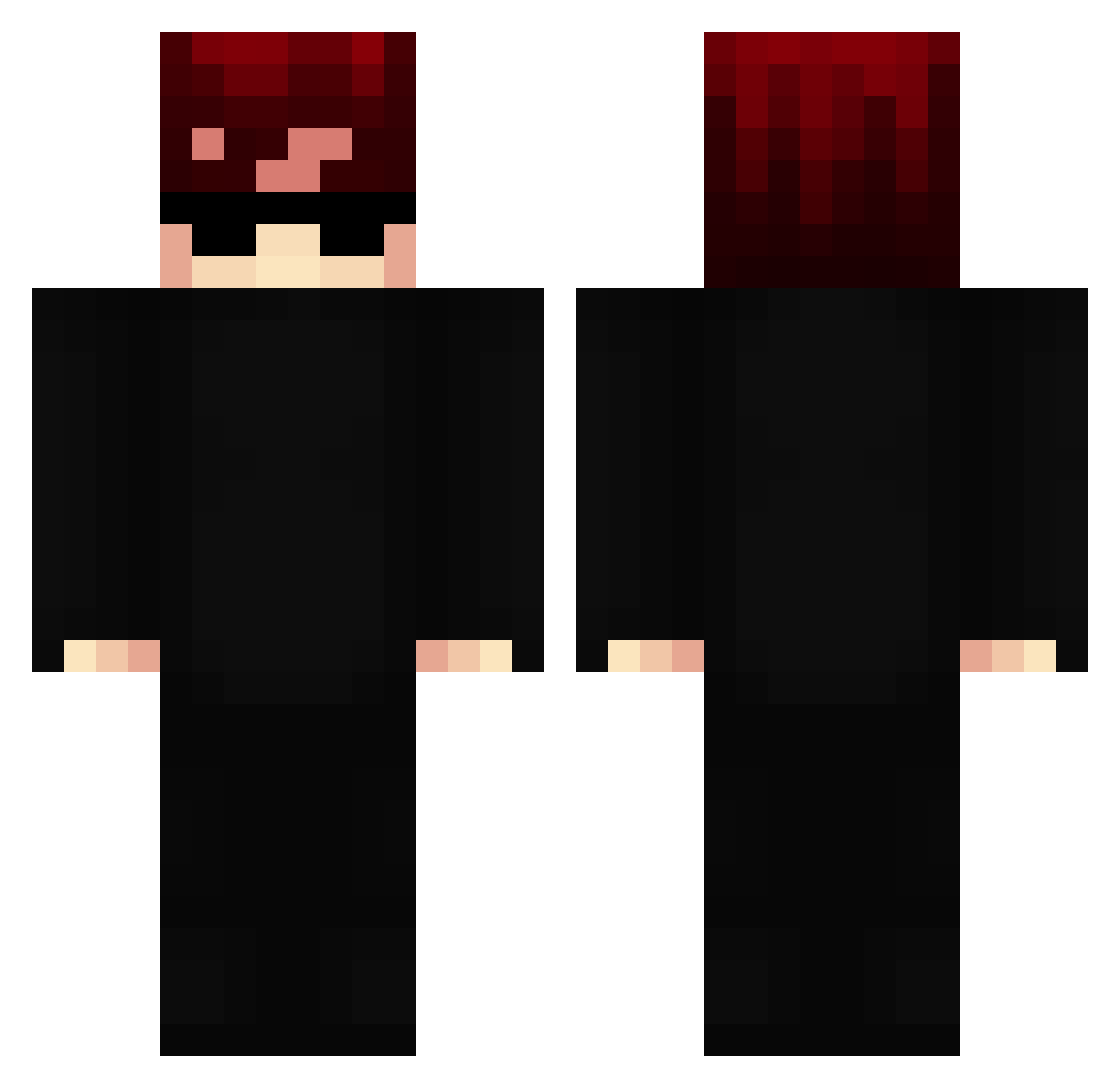 zRelq_x Minecraft skin, front and back view