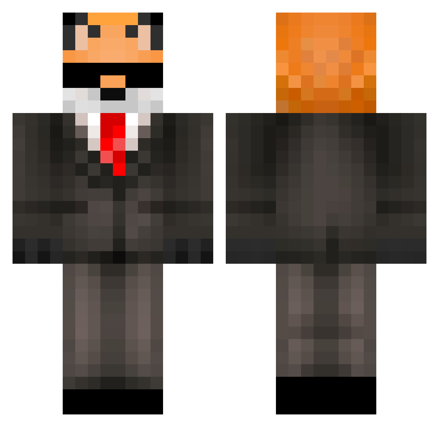 liskolis285 Minecraft skin, front and back view