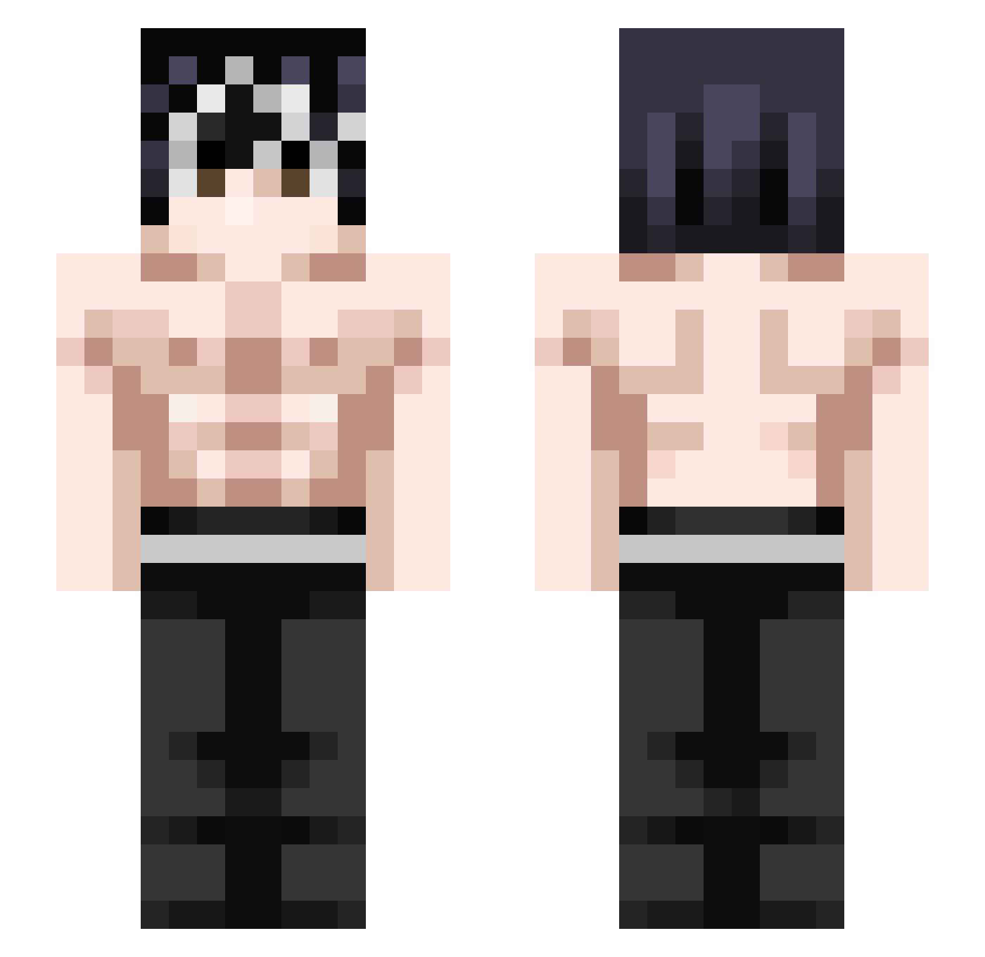 nipolas_ Minecraft skin, front and back view