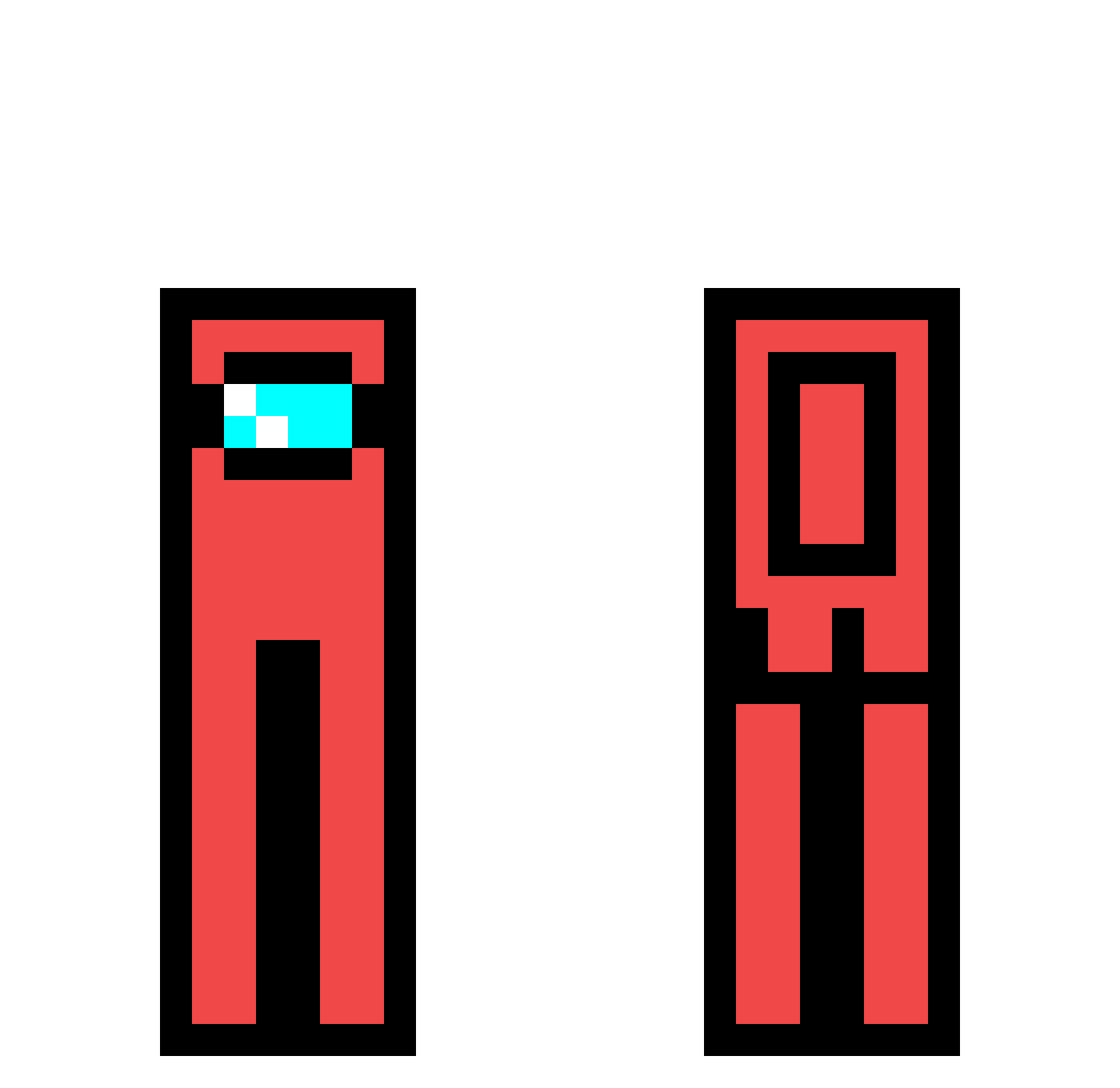 Monstertje_800 Minecraft skin, front and back view